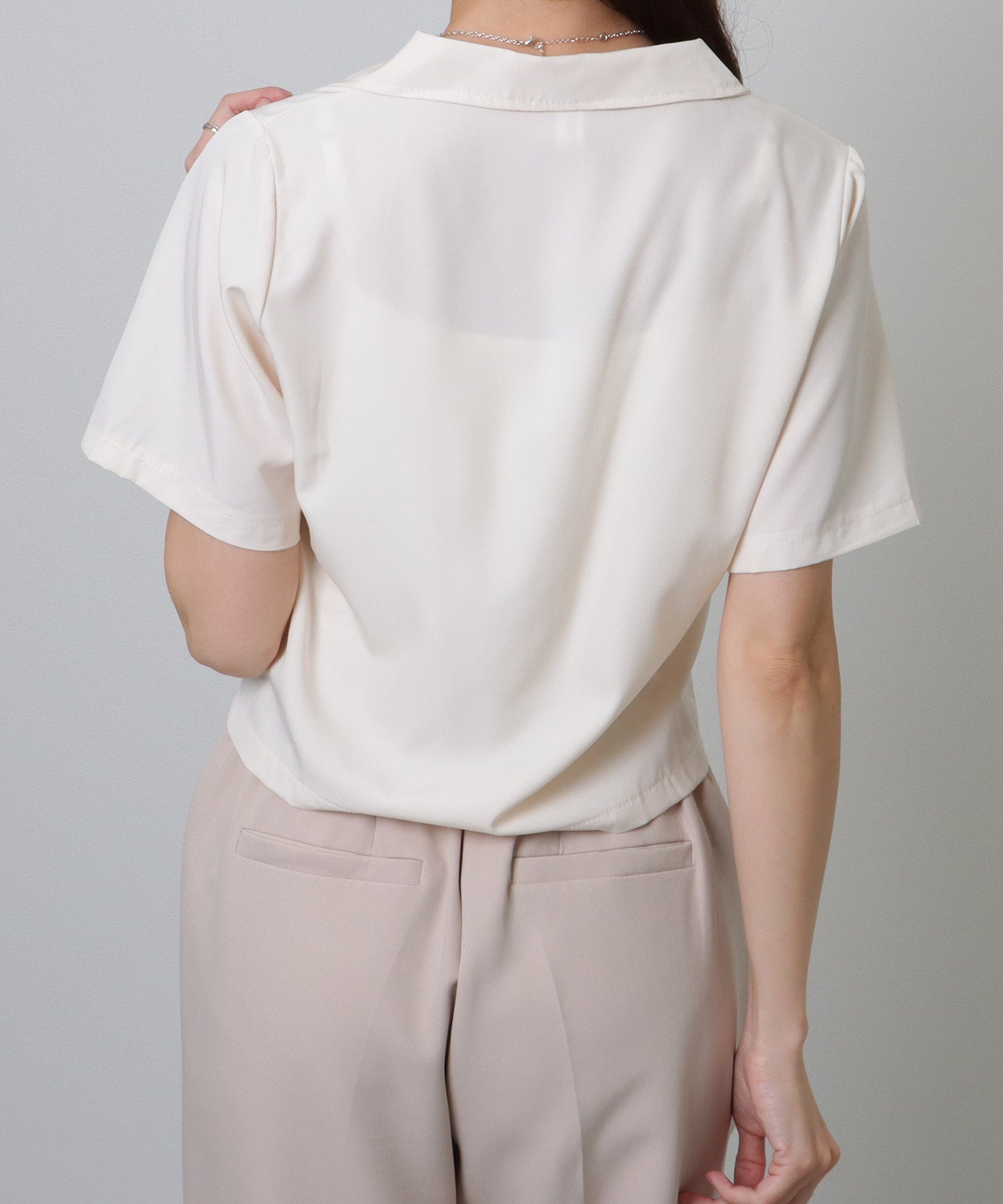 半袖 テーラード ショート コンパクト ジャケット