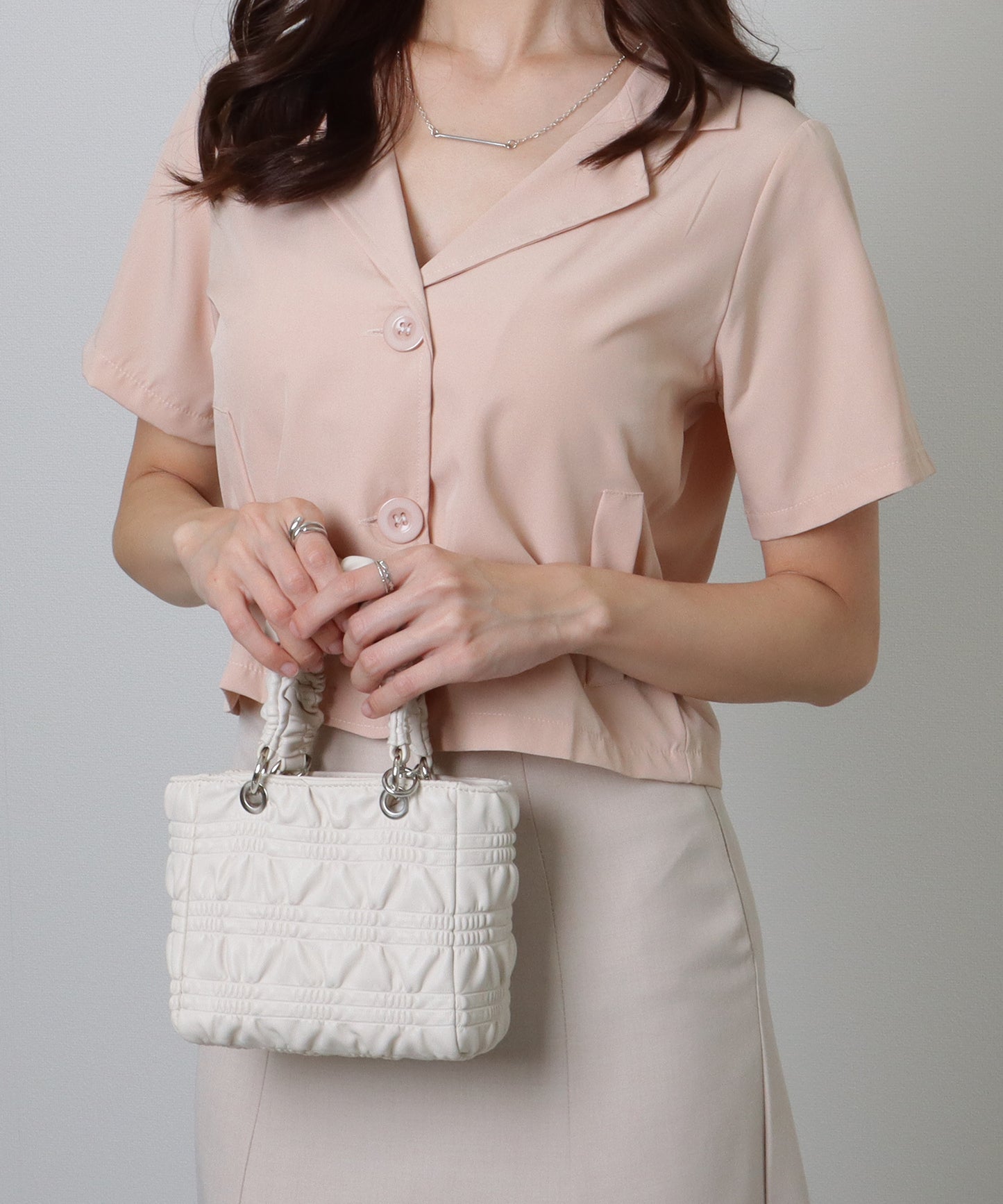 半袖 テーラード ショート コンパクト ジャケット