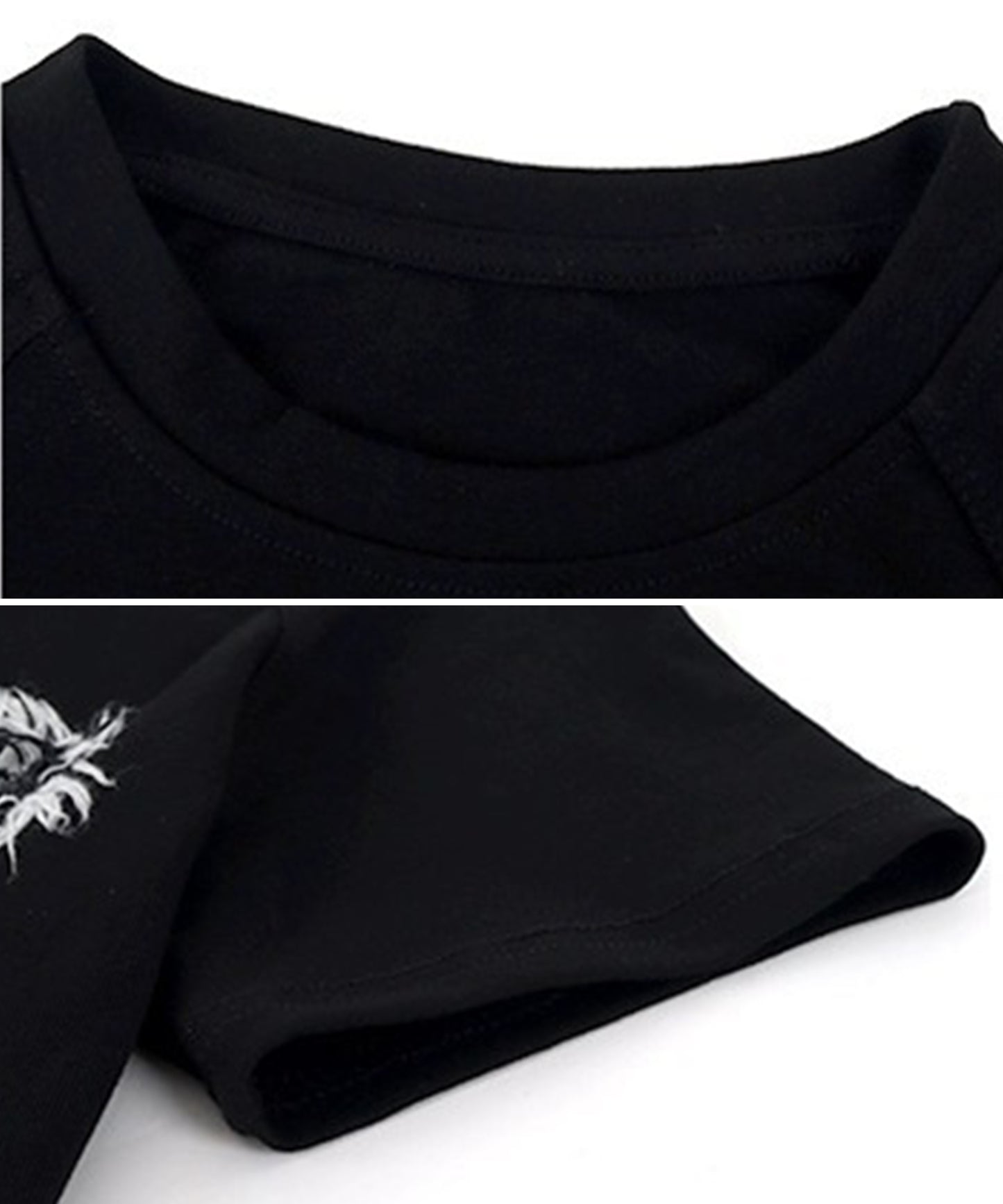 バタフライ クロップド丈 クルーネック 半袖 Tシャツ
