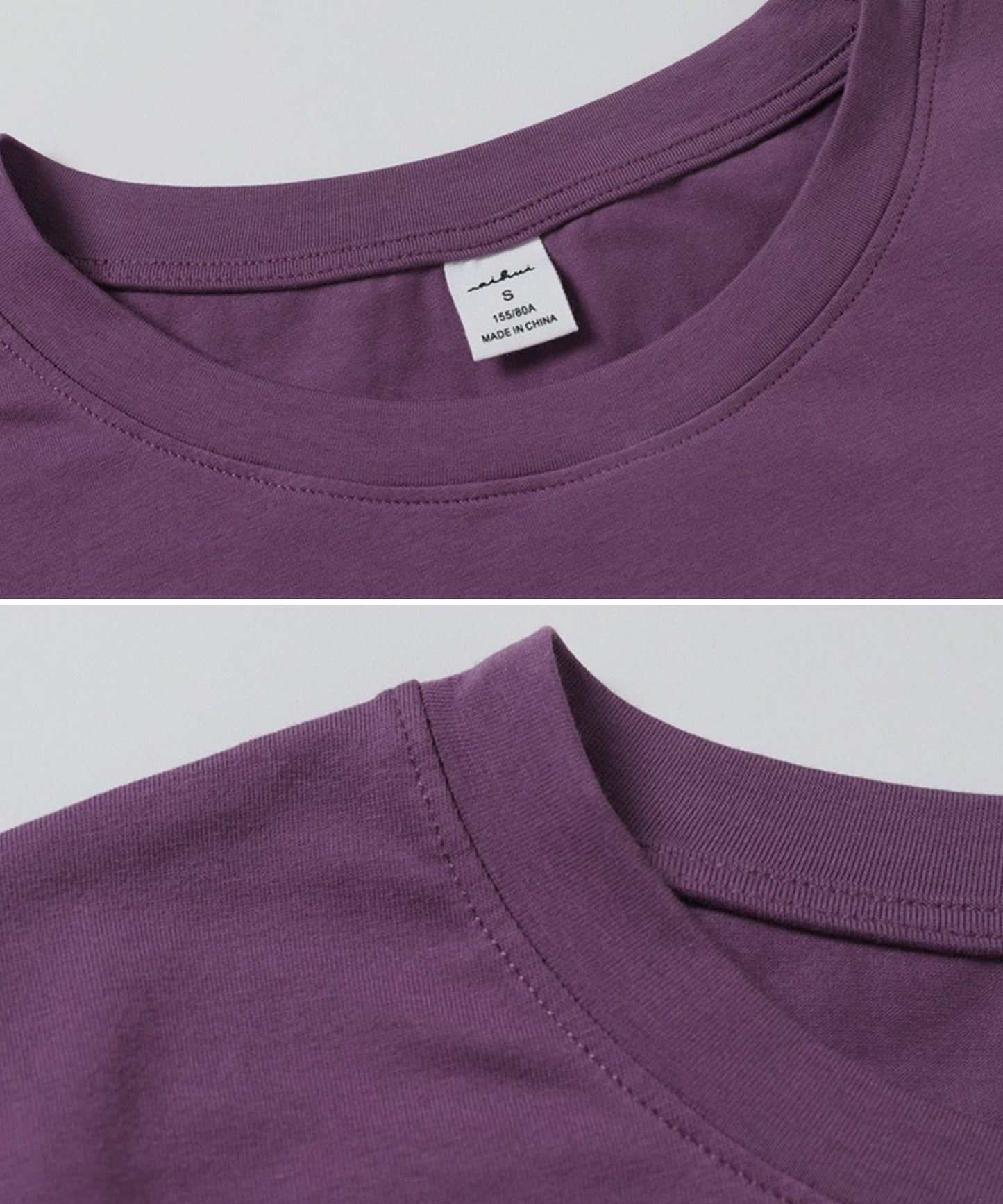 ロゴ 刺繍 クルーネック 半袖 Tシャツ