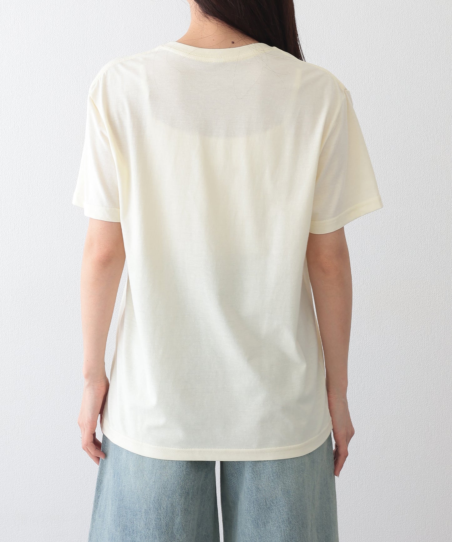 ベーシック 無地 クルーネック 半袖 Tシャツ