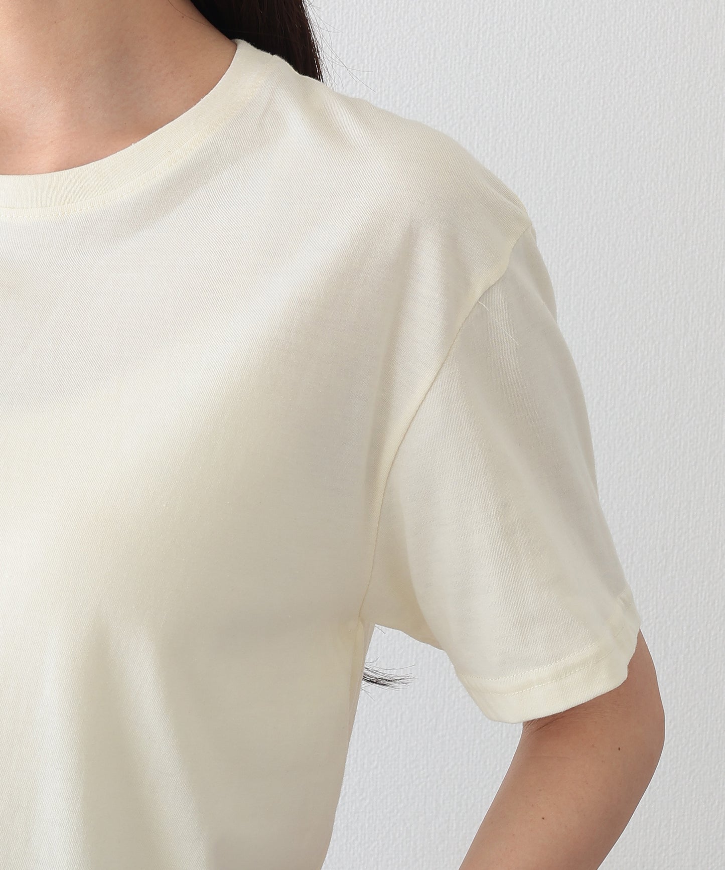ベーシック 無地 クルーネック 半袖 Tシャツ