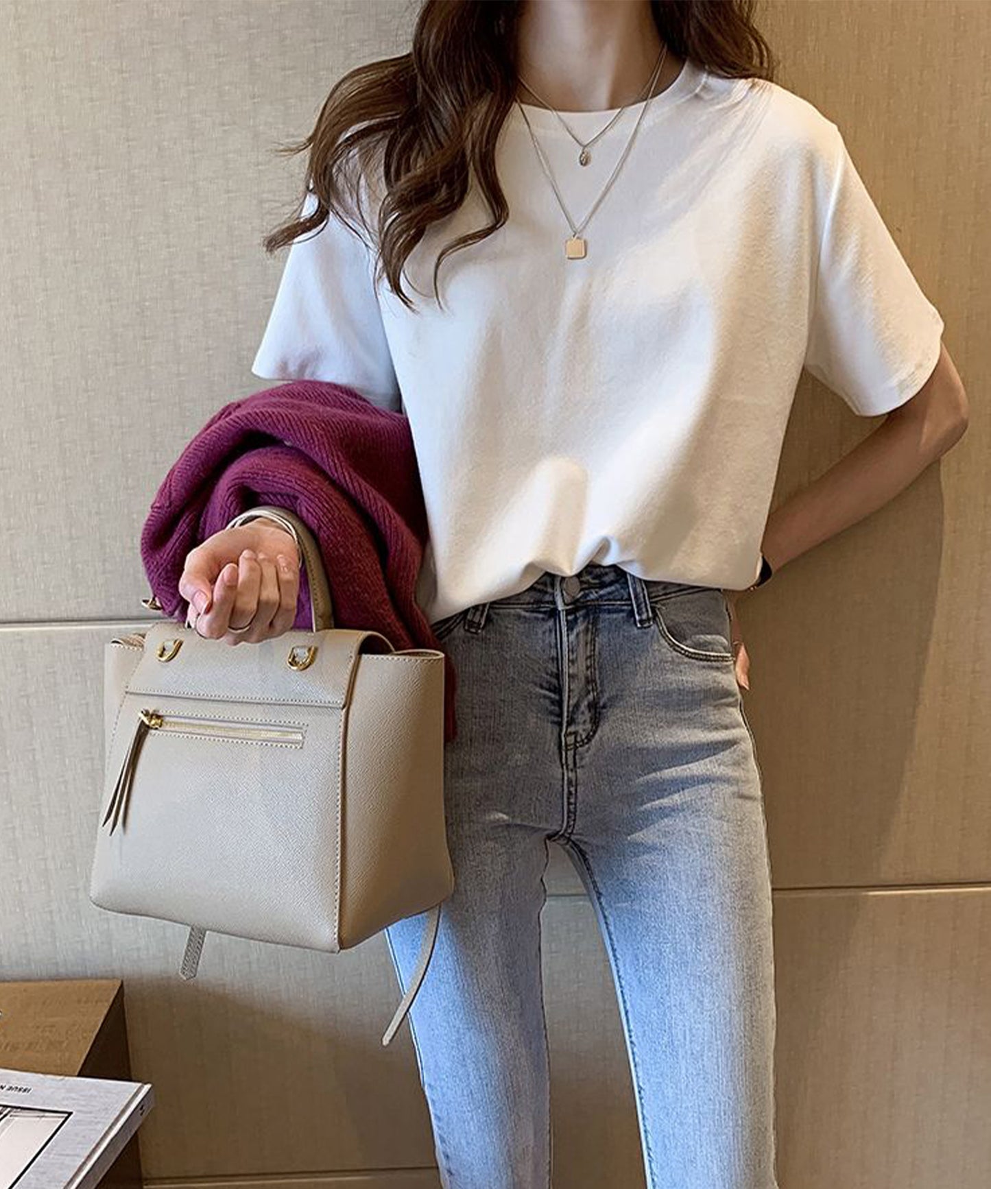 ベーシック 無地 クルーネック 半袖 Tシャツ