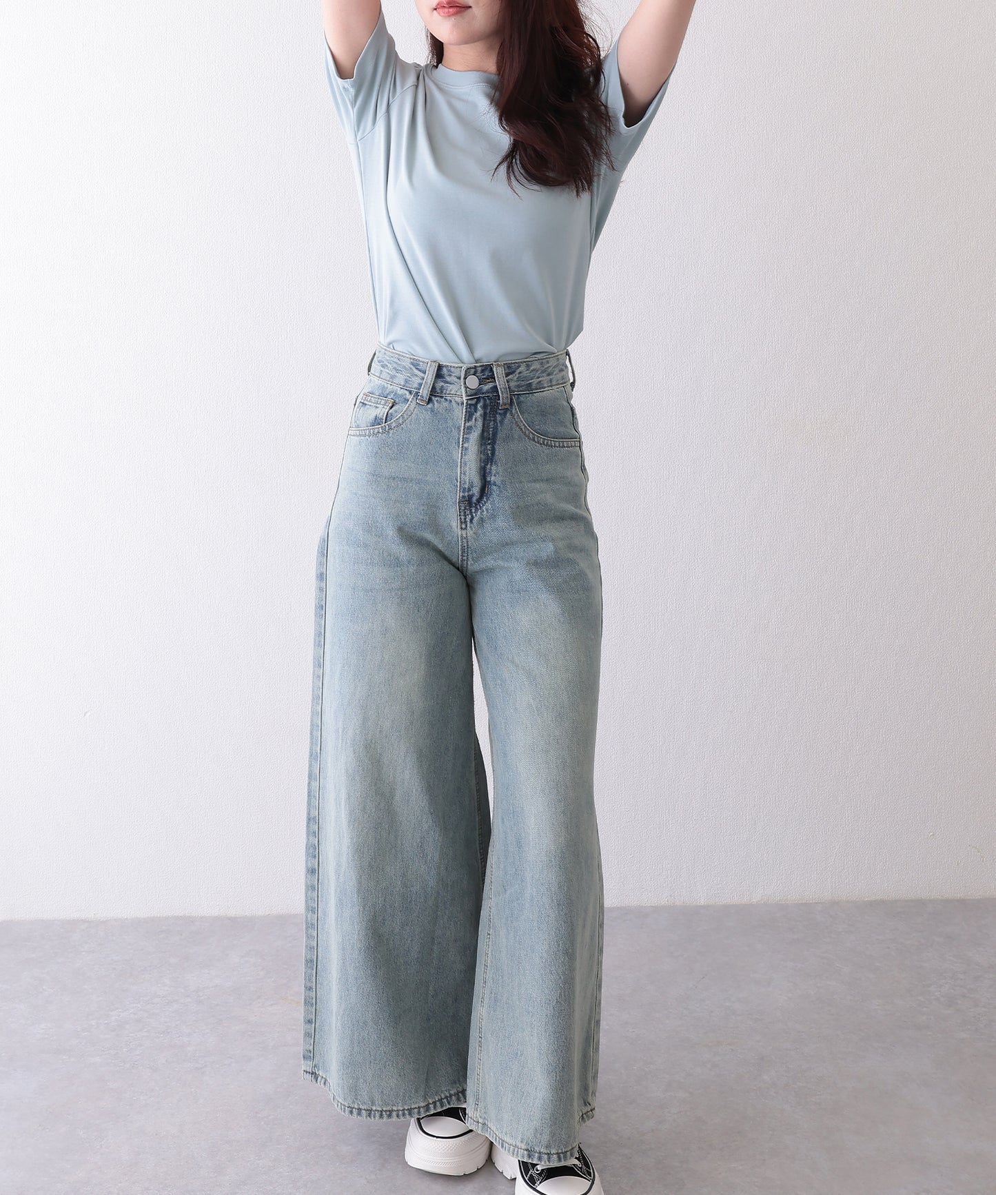 クルーネック ベーシック コットン 半袖 Tシャツ