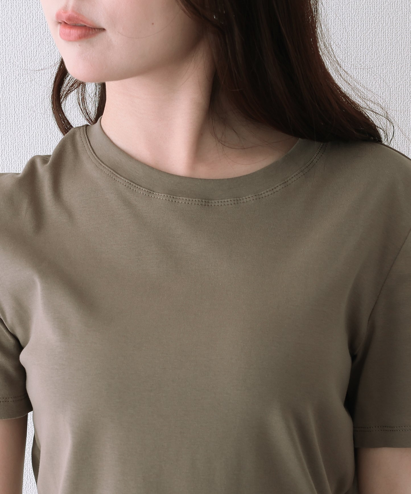 クルーネック ベーシック コットン 半袖 Tシャツ