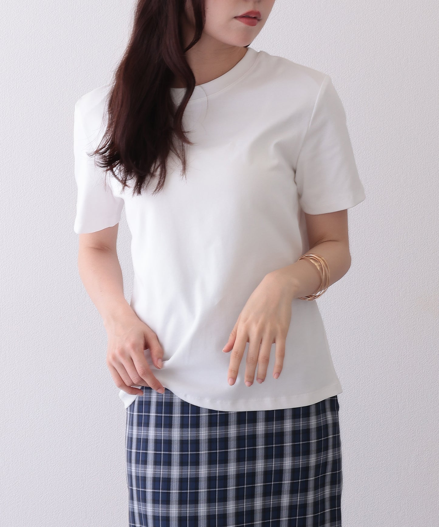クルーネック ベーシック コットン 半袖 Tシャツ