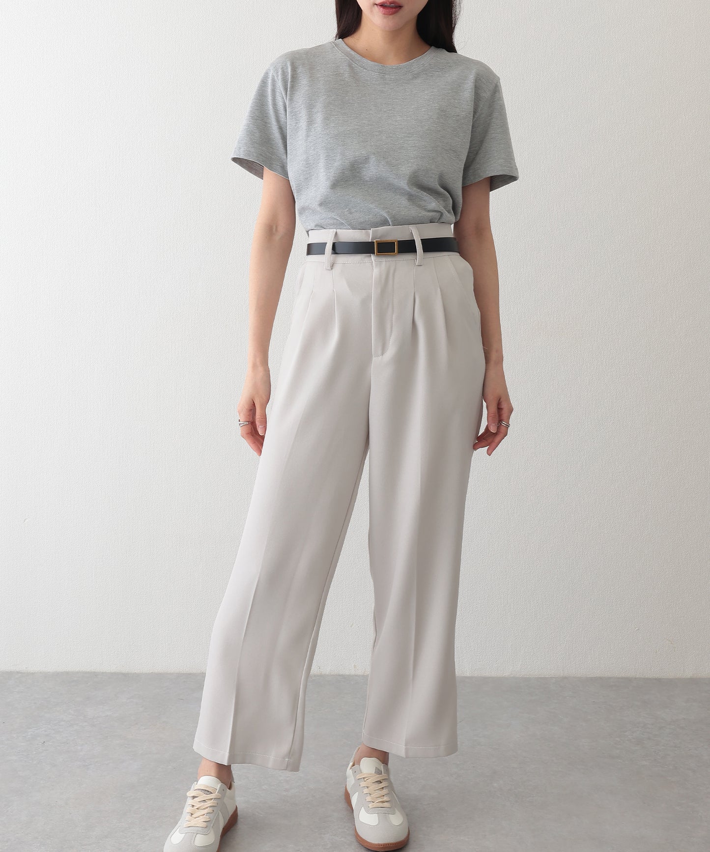 クルーネック ベーシック 半袖 Tシャツ カットソー