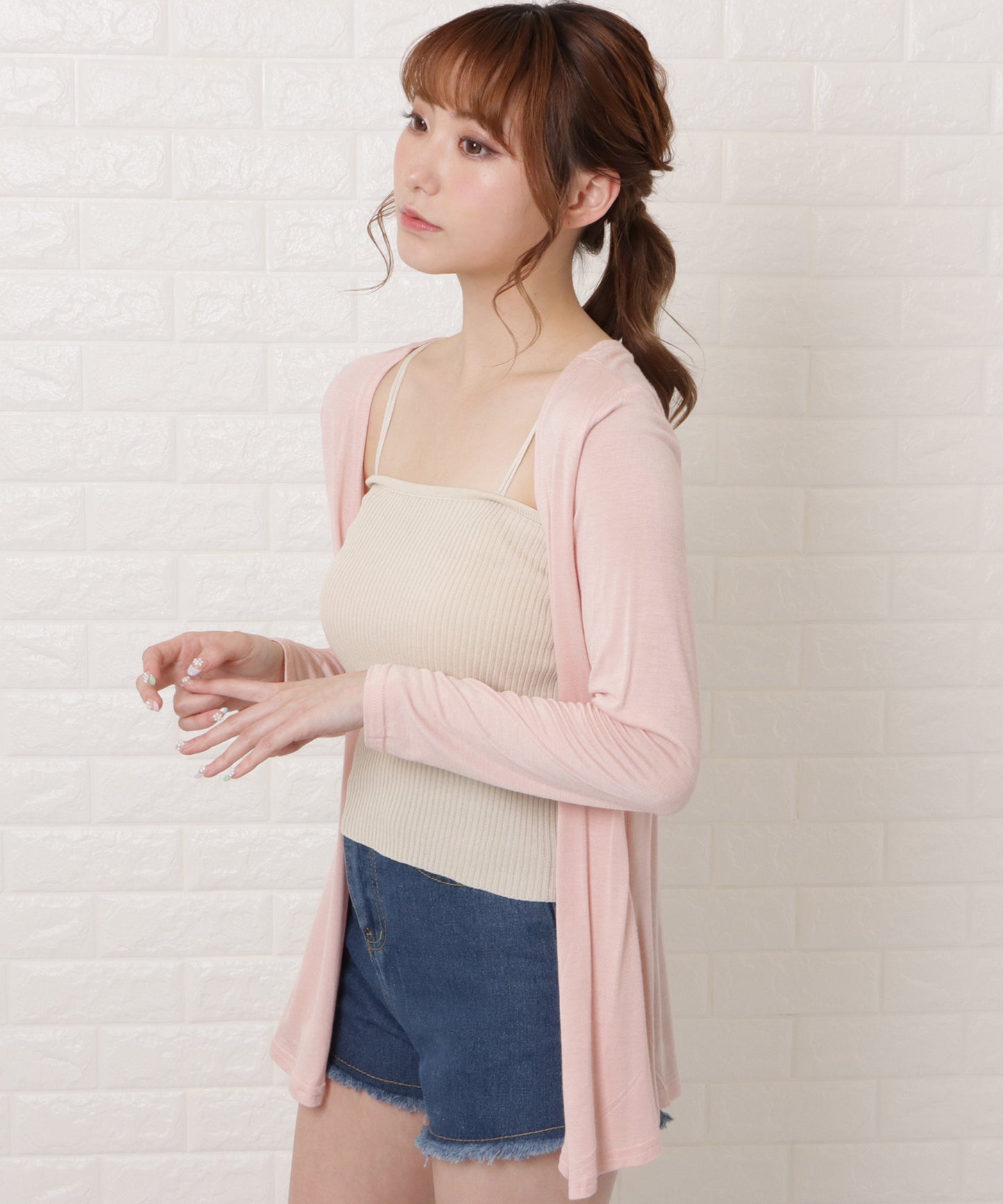 サマーニットトッパーカーディガン