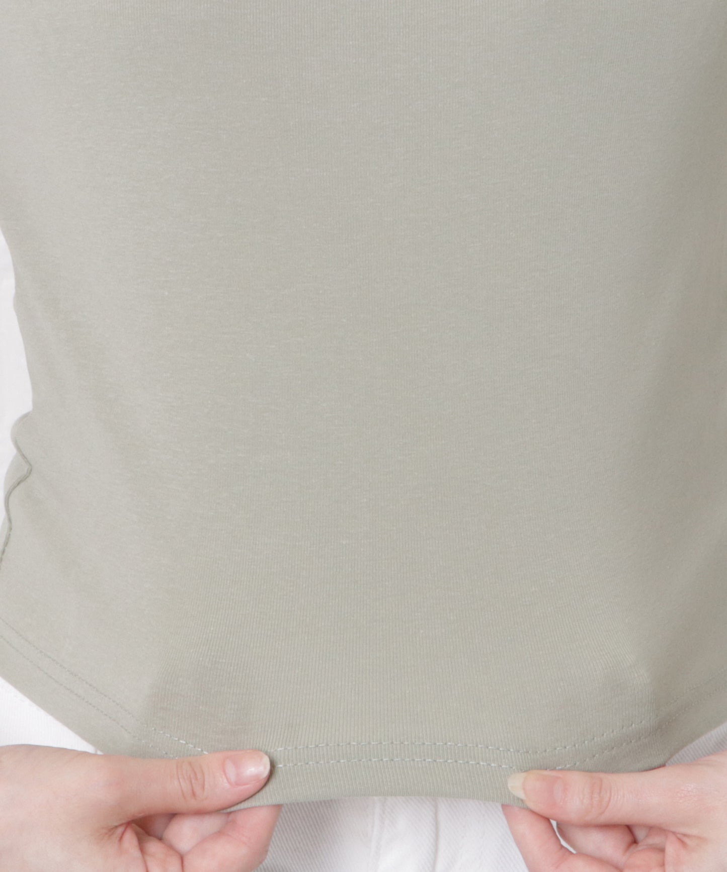 スクエアネック半袖Tシャツ