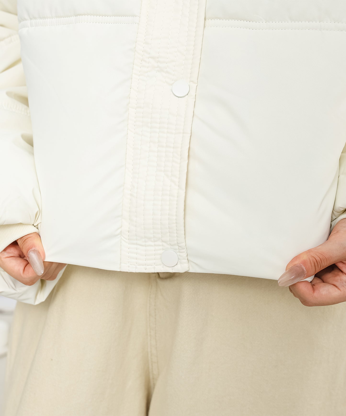 ベルト付き 2WAY ボアカラー ジップアップ ジャケット