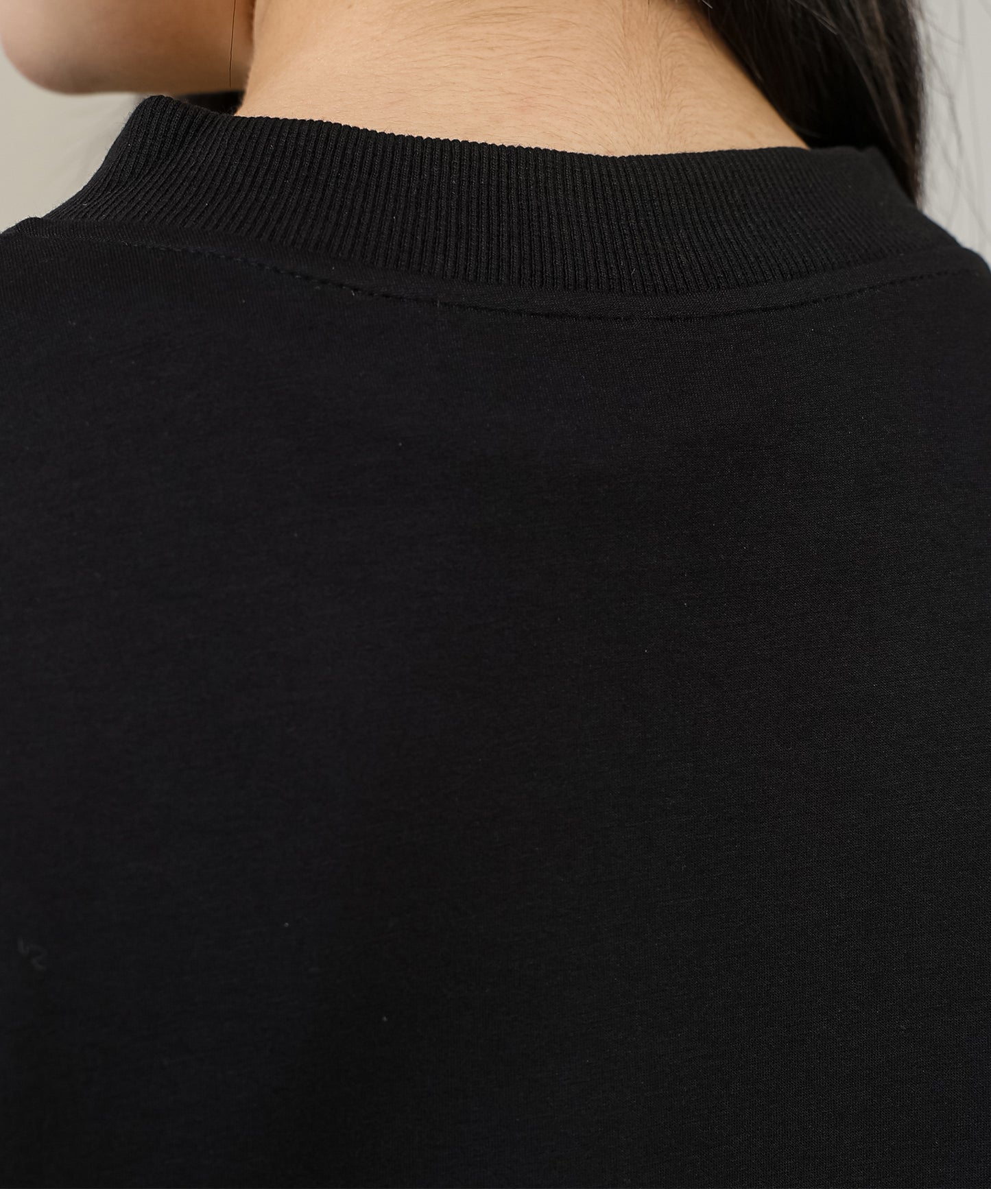 パール付き チュール ボリューム袖 ジップアップ ジャケット