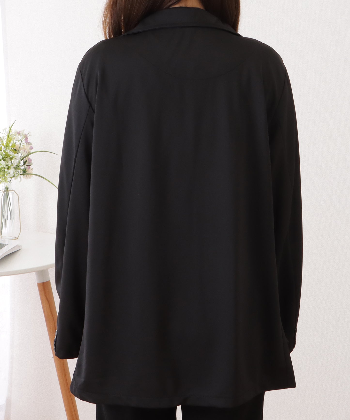 オーバーサイズミドルテーラードジャケット