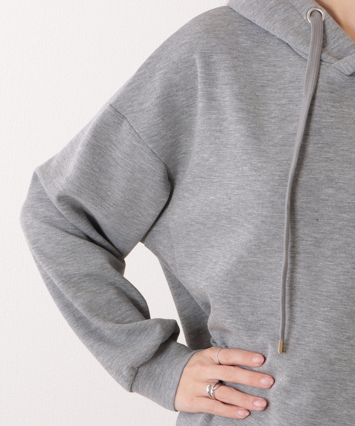 サイド ジップ ダンボール フーデット プルオーバー