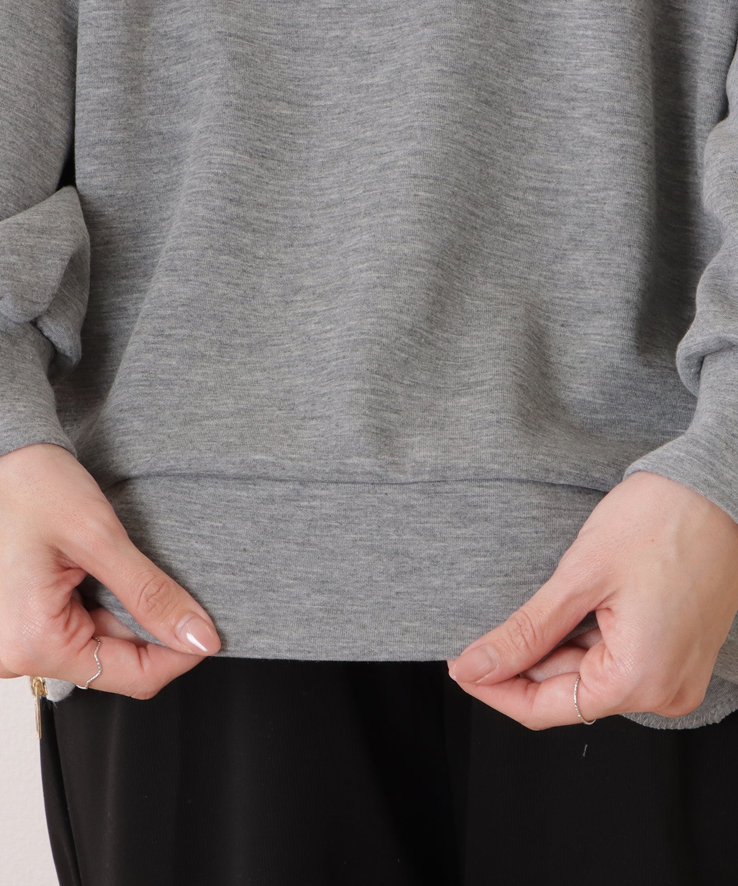 サイド ジップ ダンボール フーデット プルオーバー