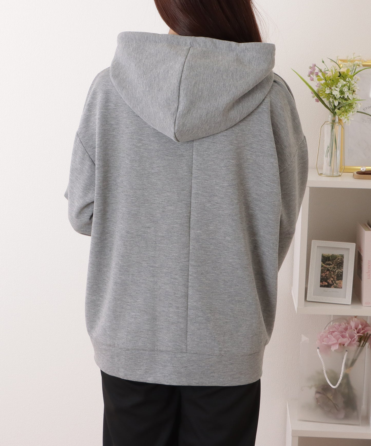 サイド ジップ ダンボール フーデット プルオーバー