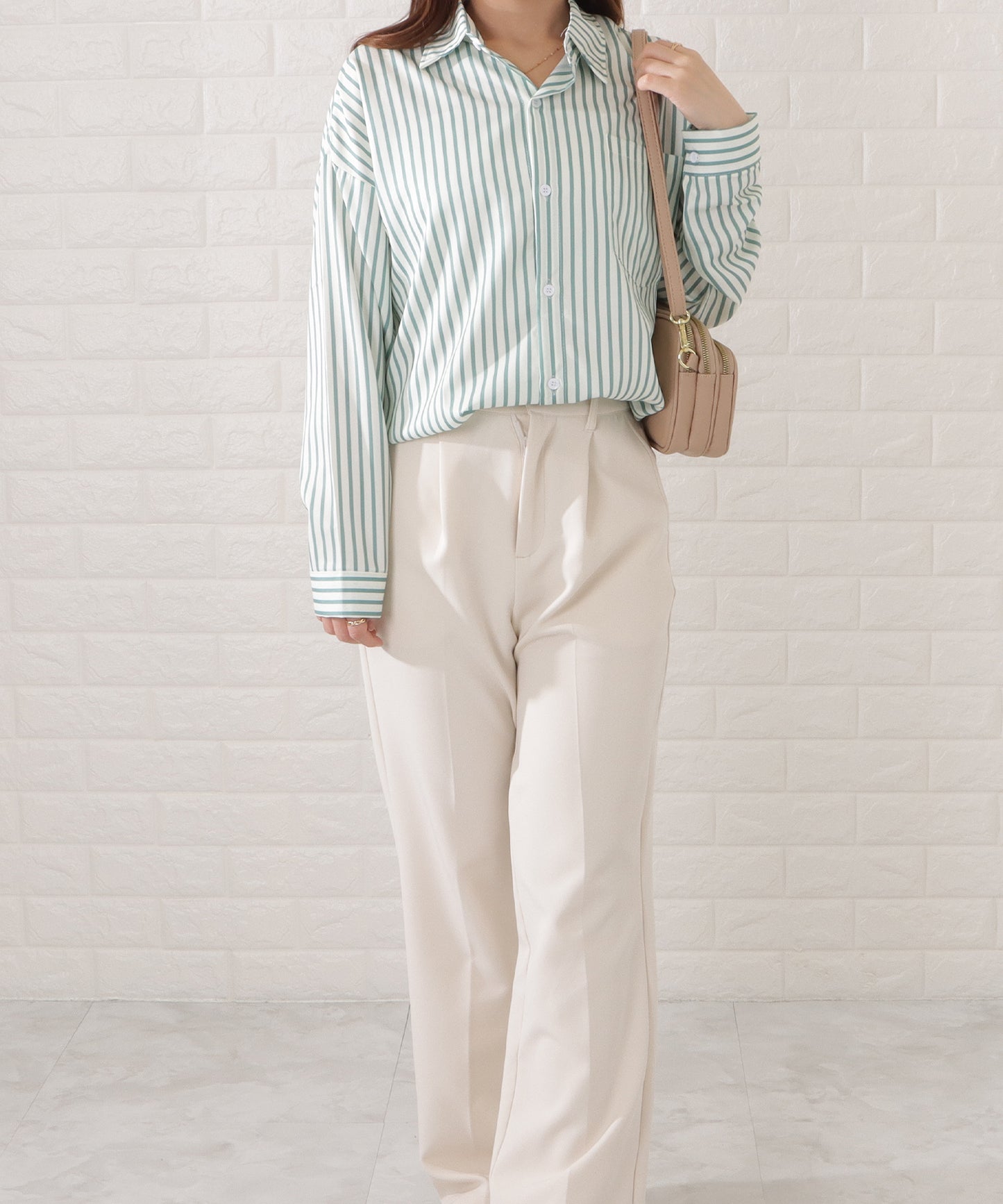 3ポケットキルティングショルダーバッグ