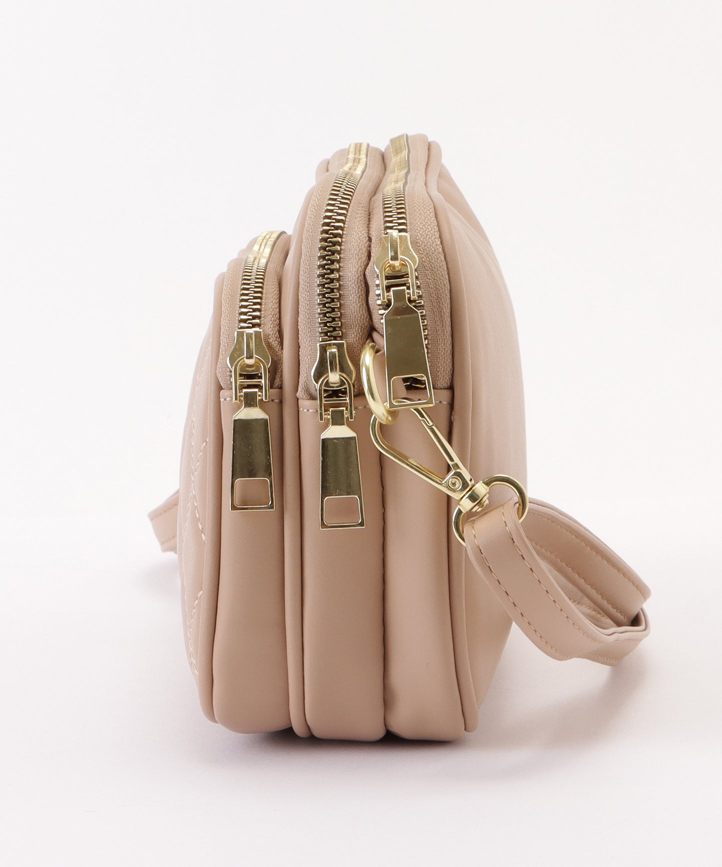 3ポケットキルティングショルダーバッグ