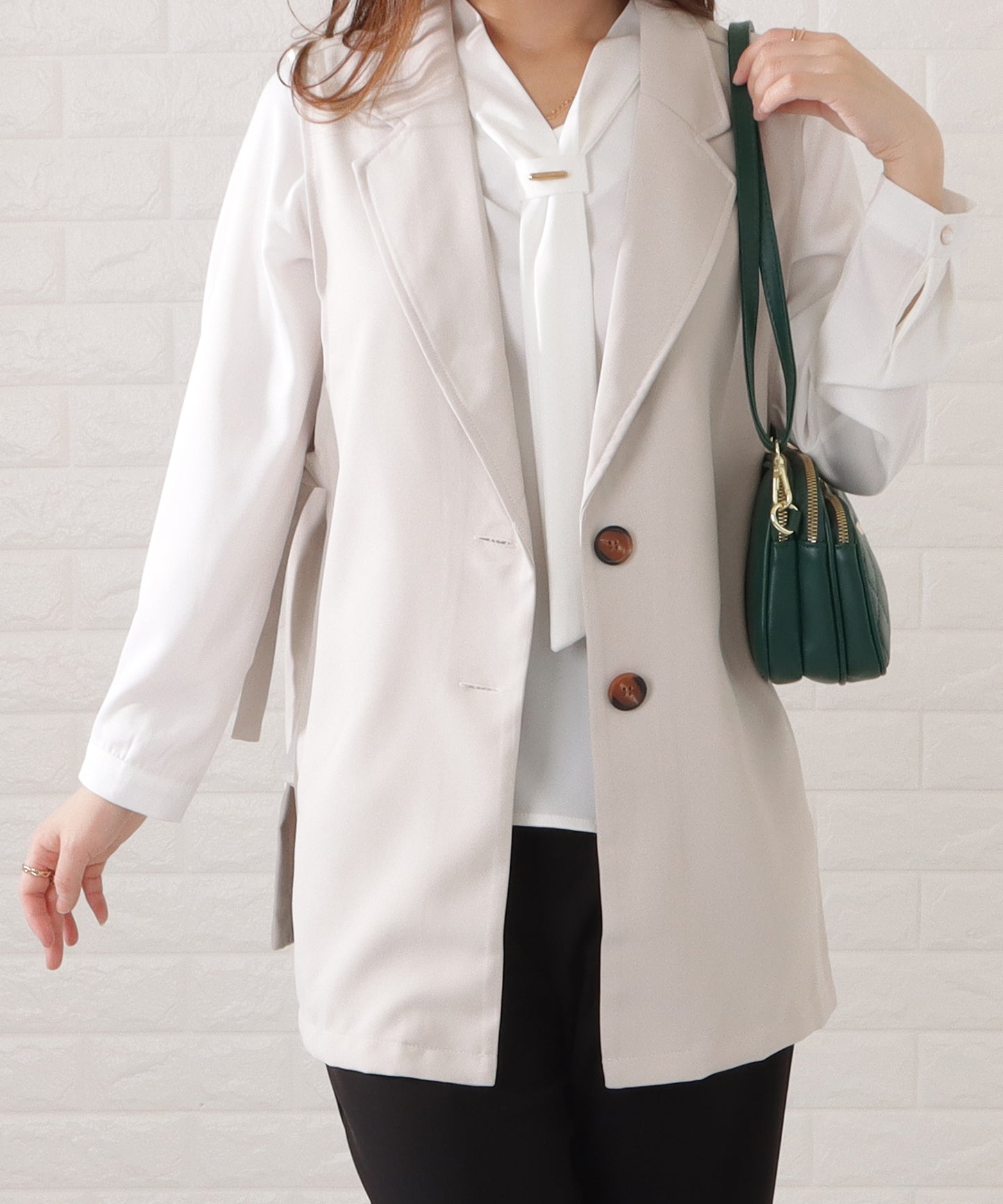 3ポケットキルティングショルダーバッグ