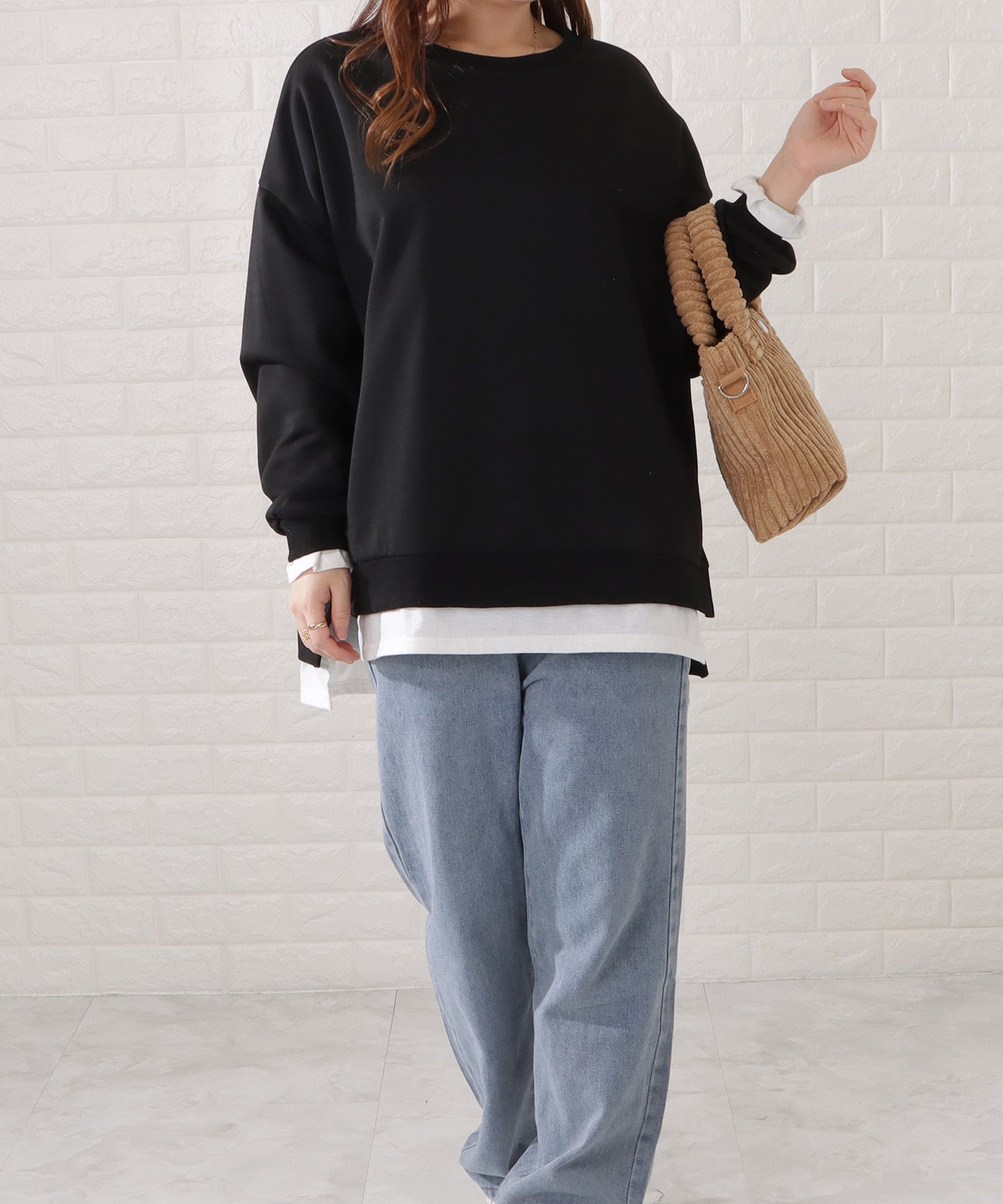 コーデュロイ2WAYミニショルダーバッグ