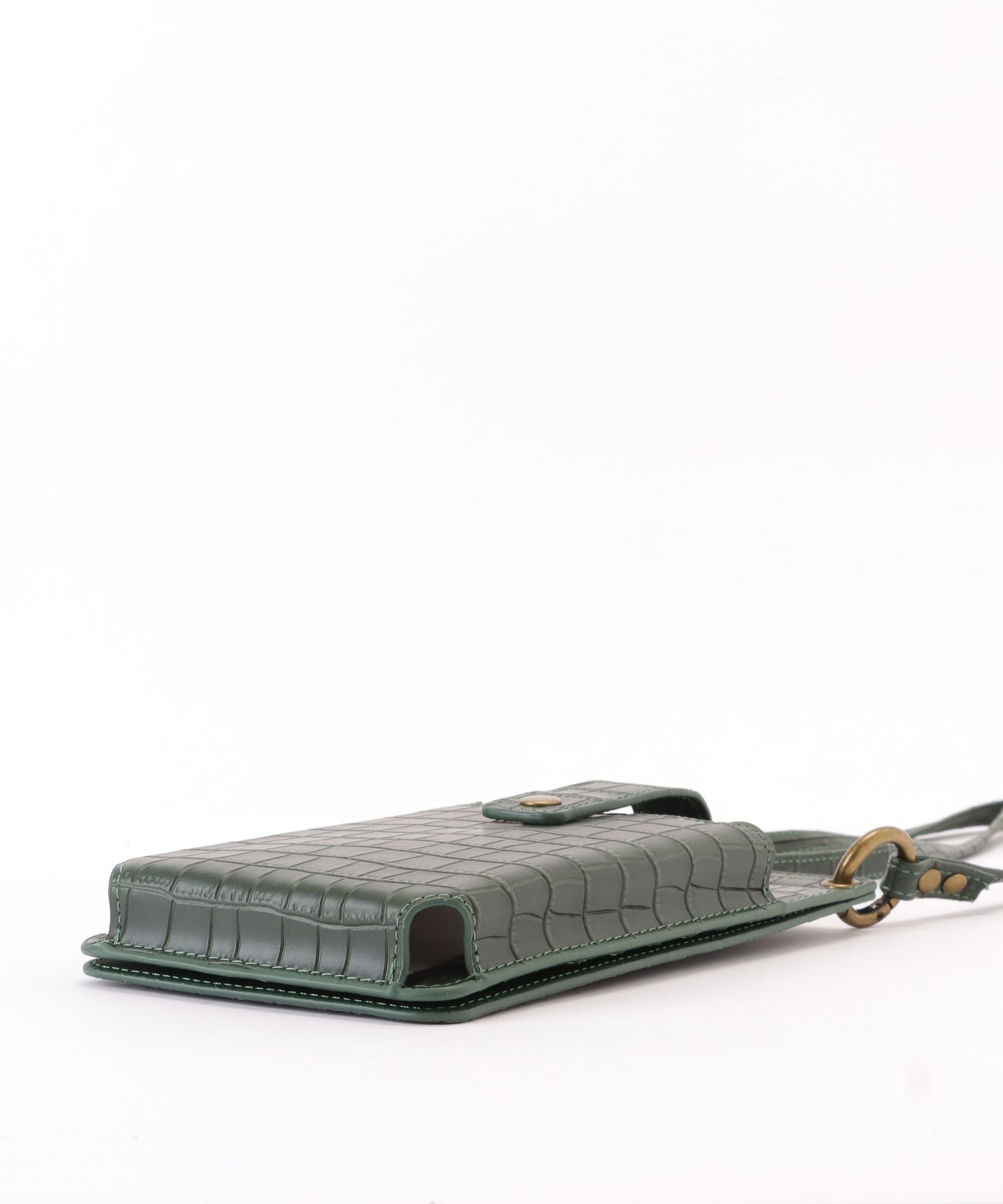 クロコダイルレザー調2WAYスマホショルダーバッグ