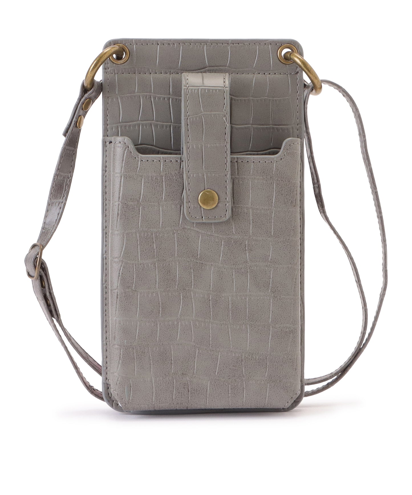 クロコダイルレザー調2WAYスマホショルダーバッグ