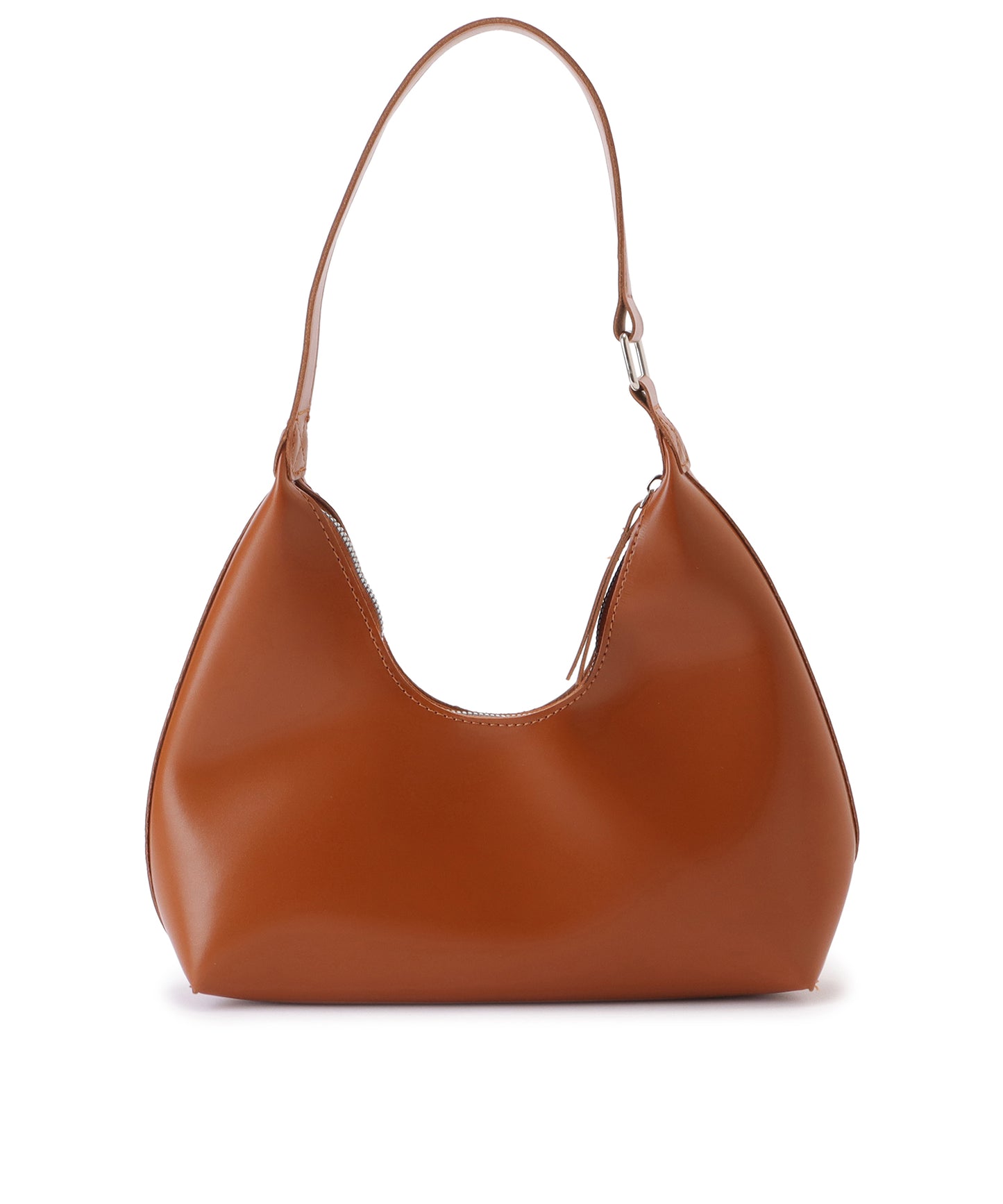 レザー調ワンハンドルハンドバッグ