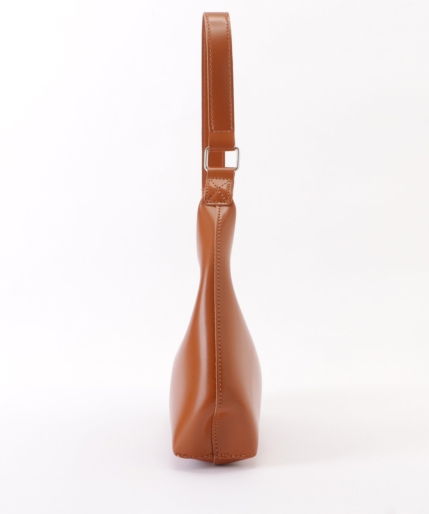 レザー調ワンハンドルハンドバッグ