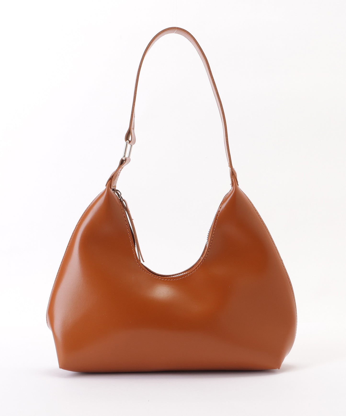 レザー調ワンハンドルハンドバッグ