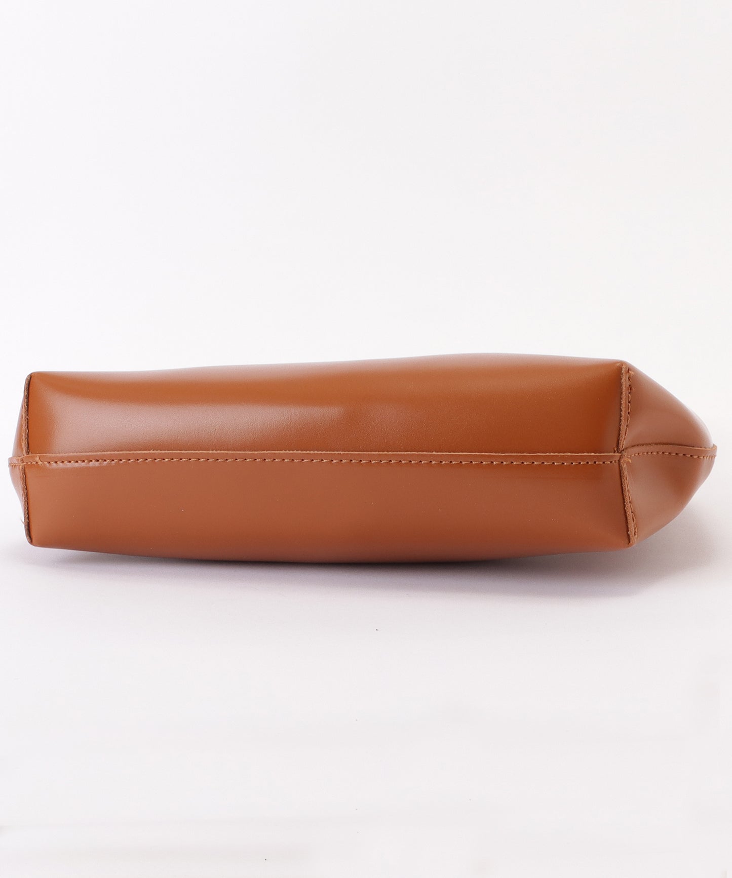 レザー調ワンハンドルハンドバッグ