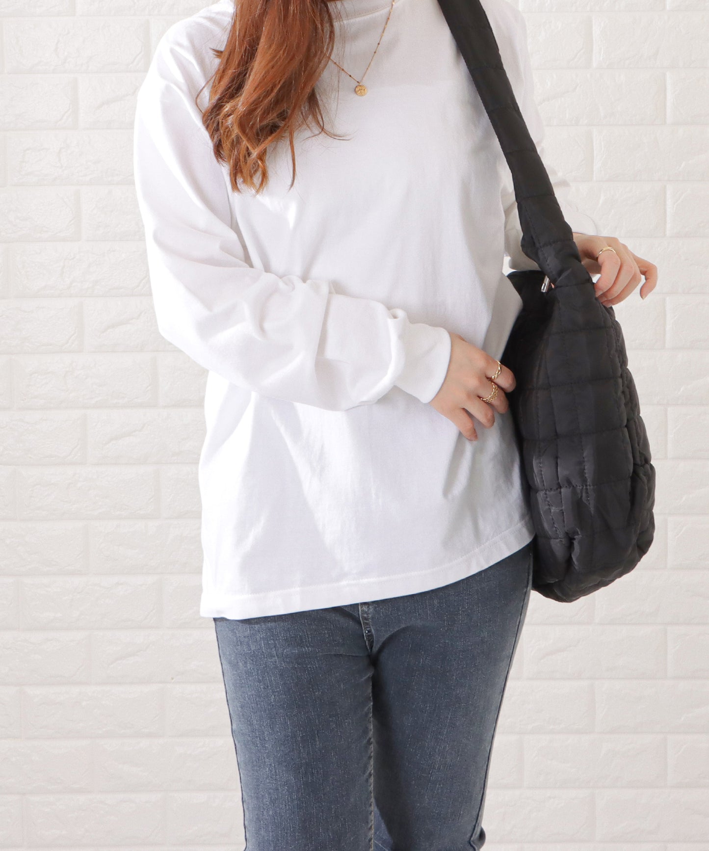 キルティングビッグショルダーバッグ