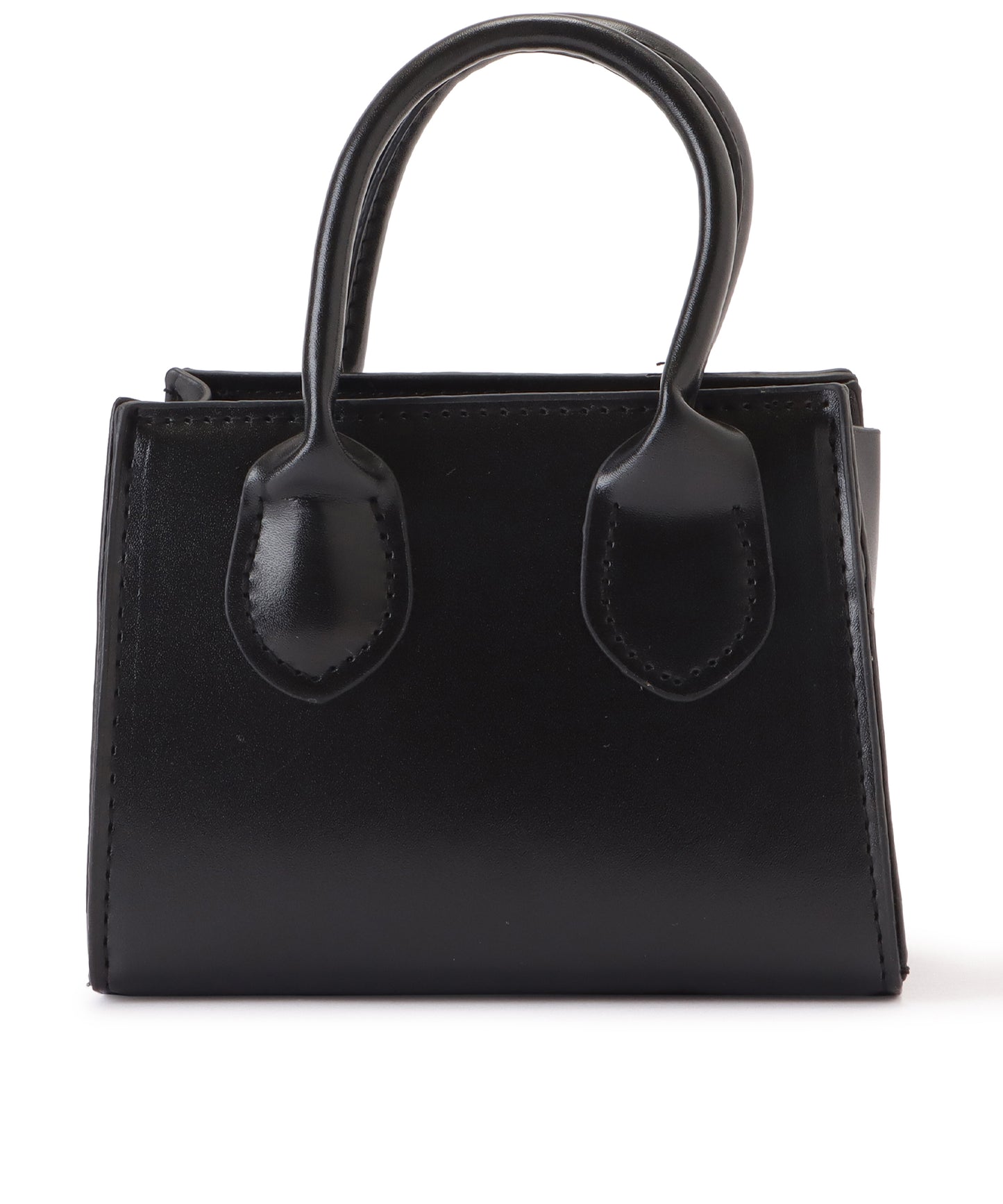 レザー調ギャザーショルダーバッグ