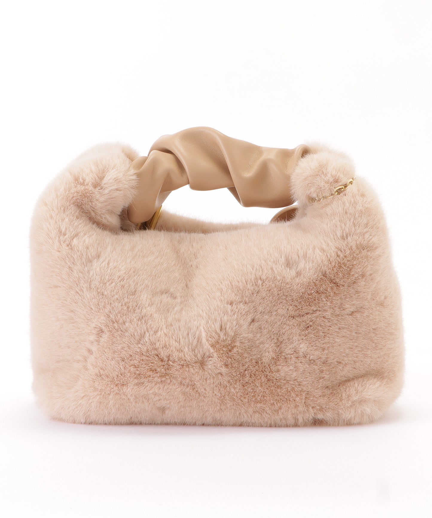 チャーム付き2WAYファートートバッグ