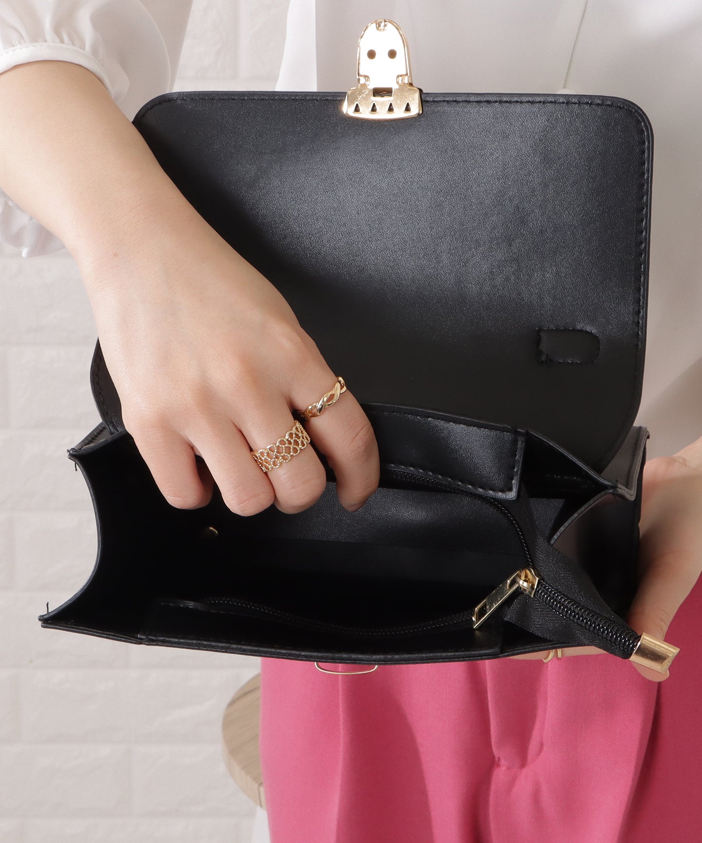 レザー調2WAYドクターズバッグ