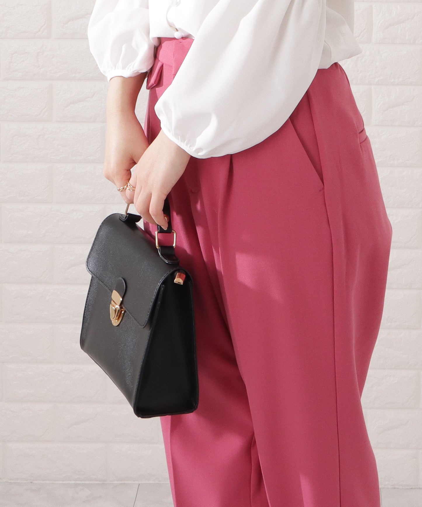 レザー調2WAYドクターズバッグ