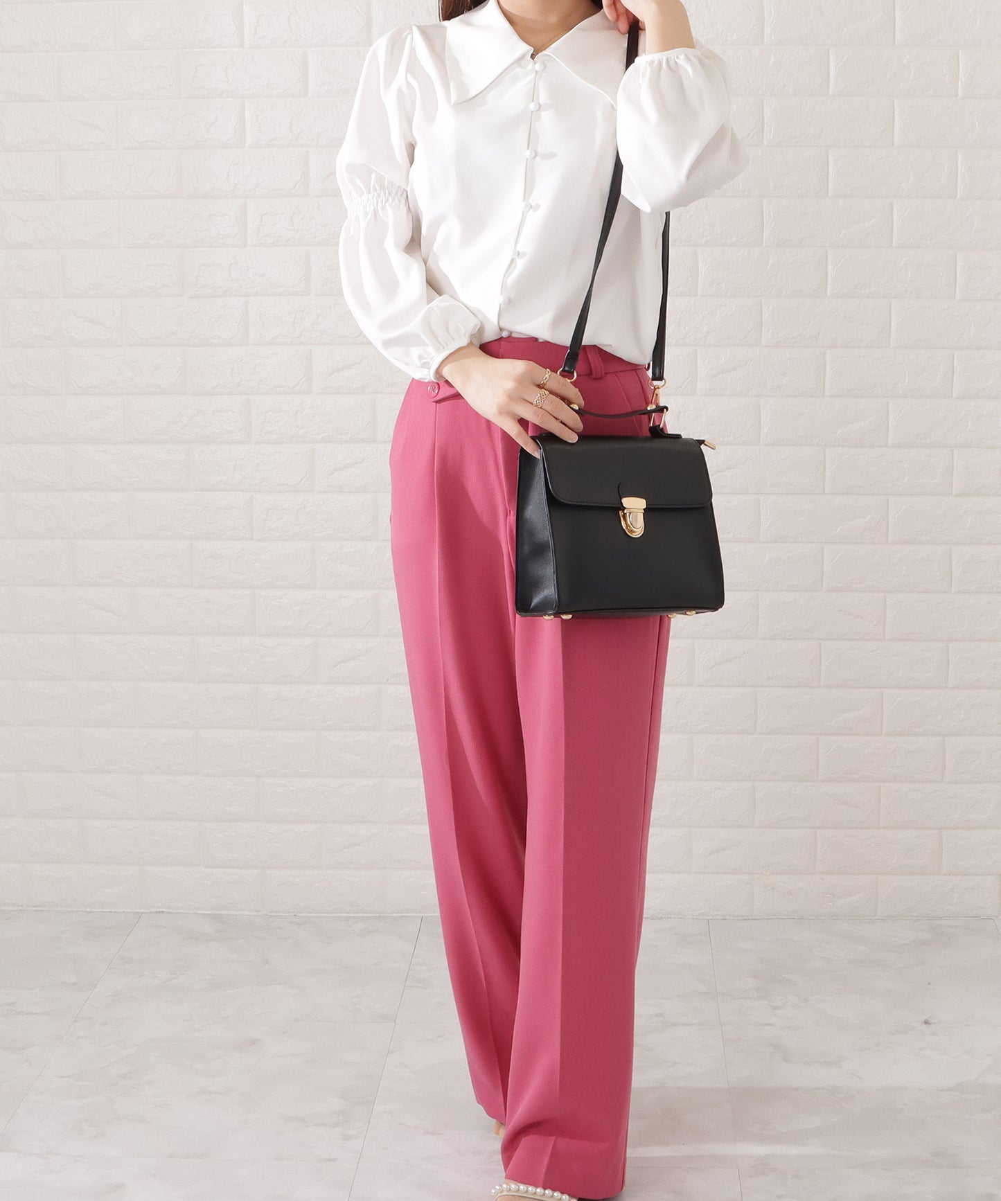 レザー調2WAYドクターズバッグ