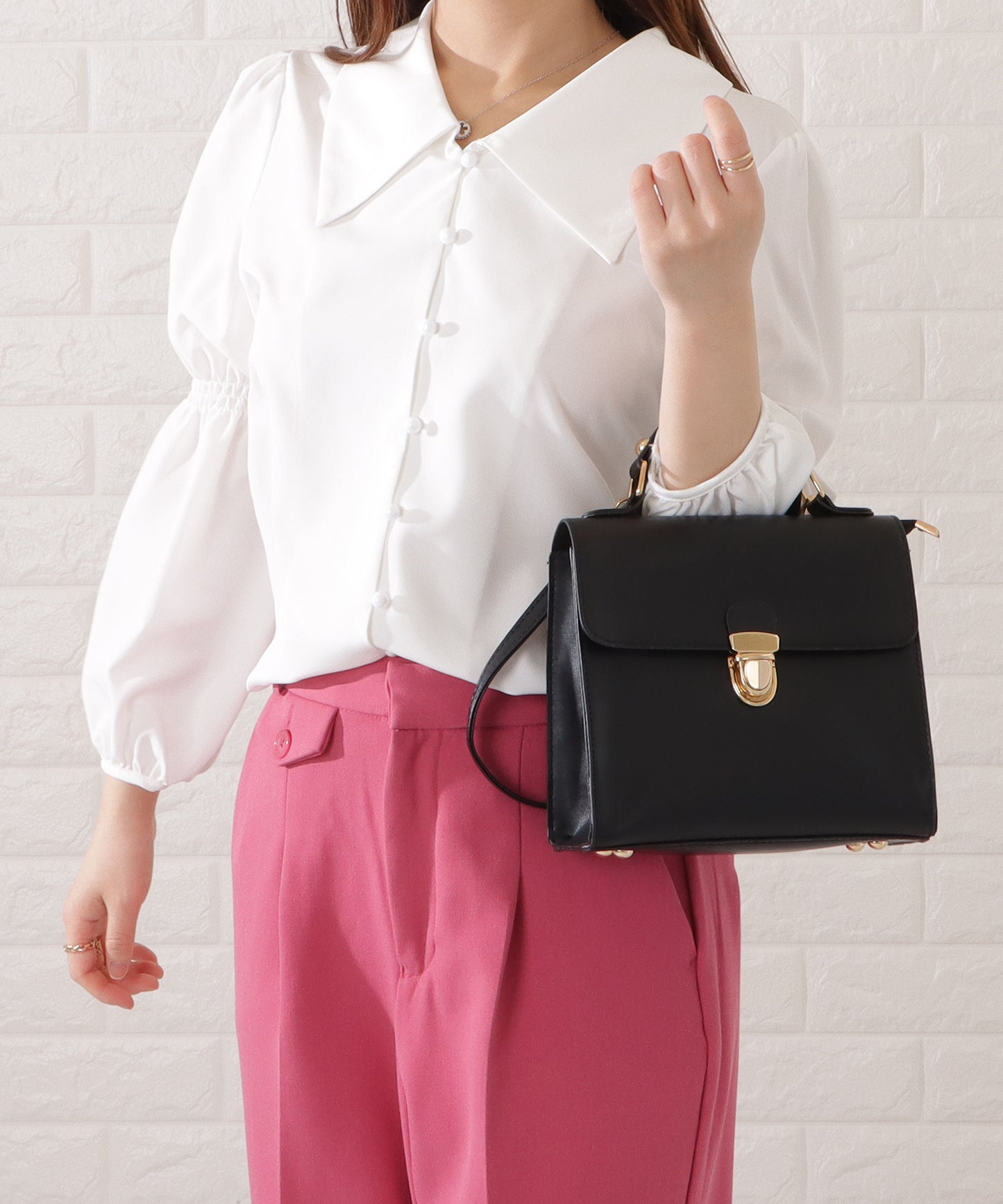 レザー調2WAYドクターズバッグ