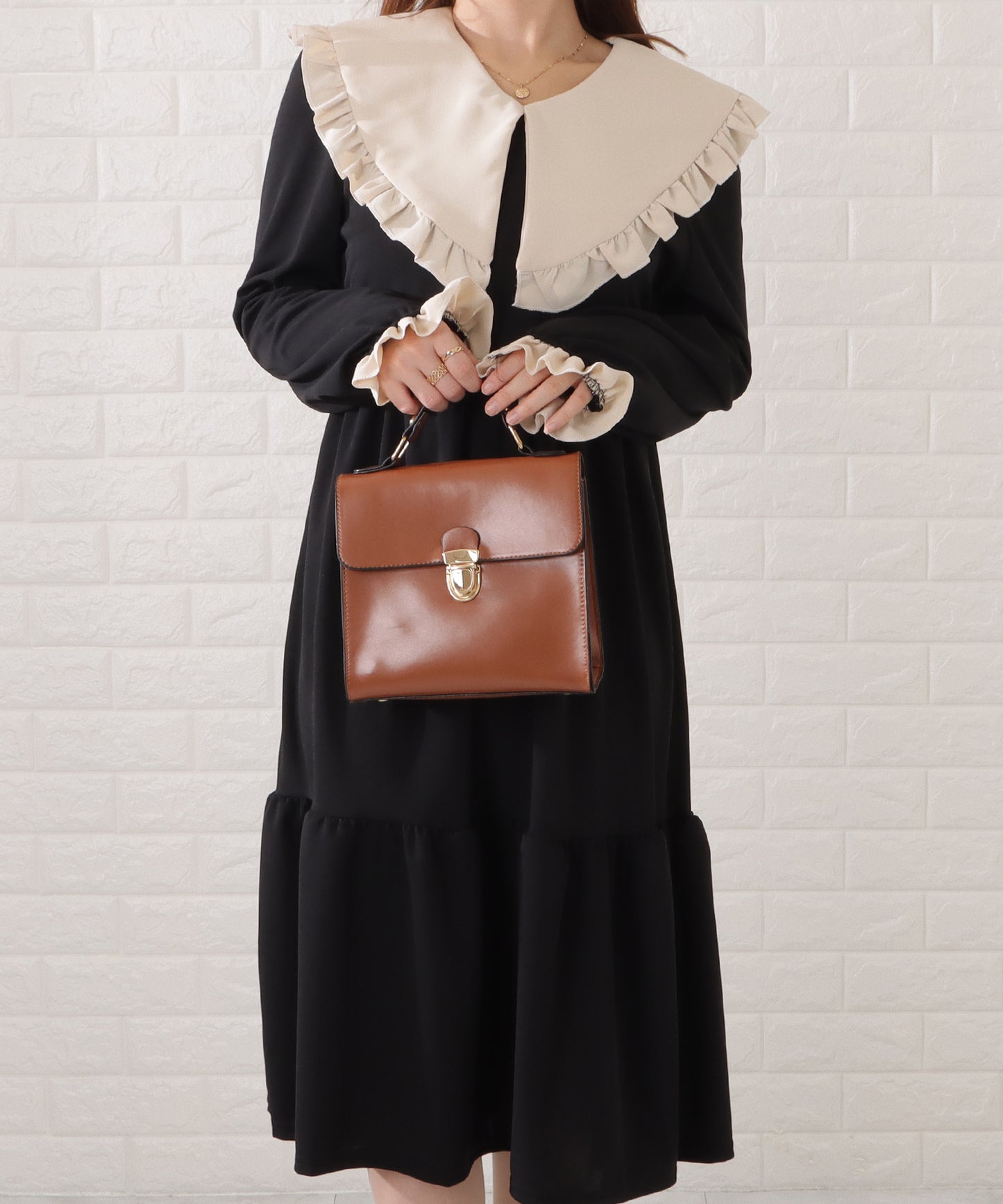 レザー調2WAYドクターズバッグ