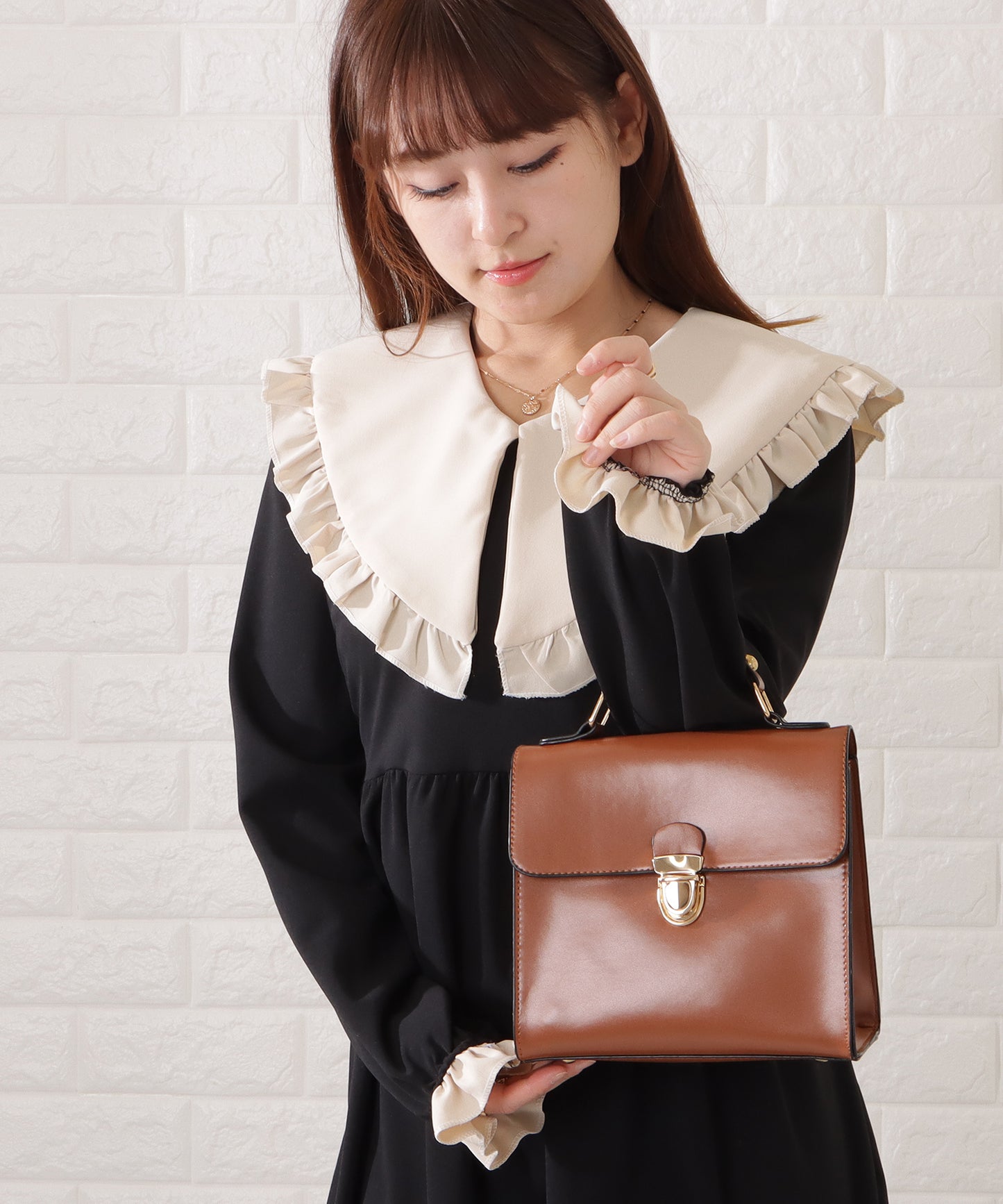 レザー調2WAYドクターズバッグ