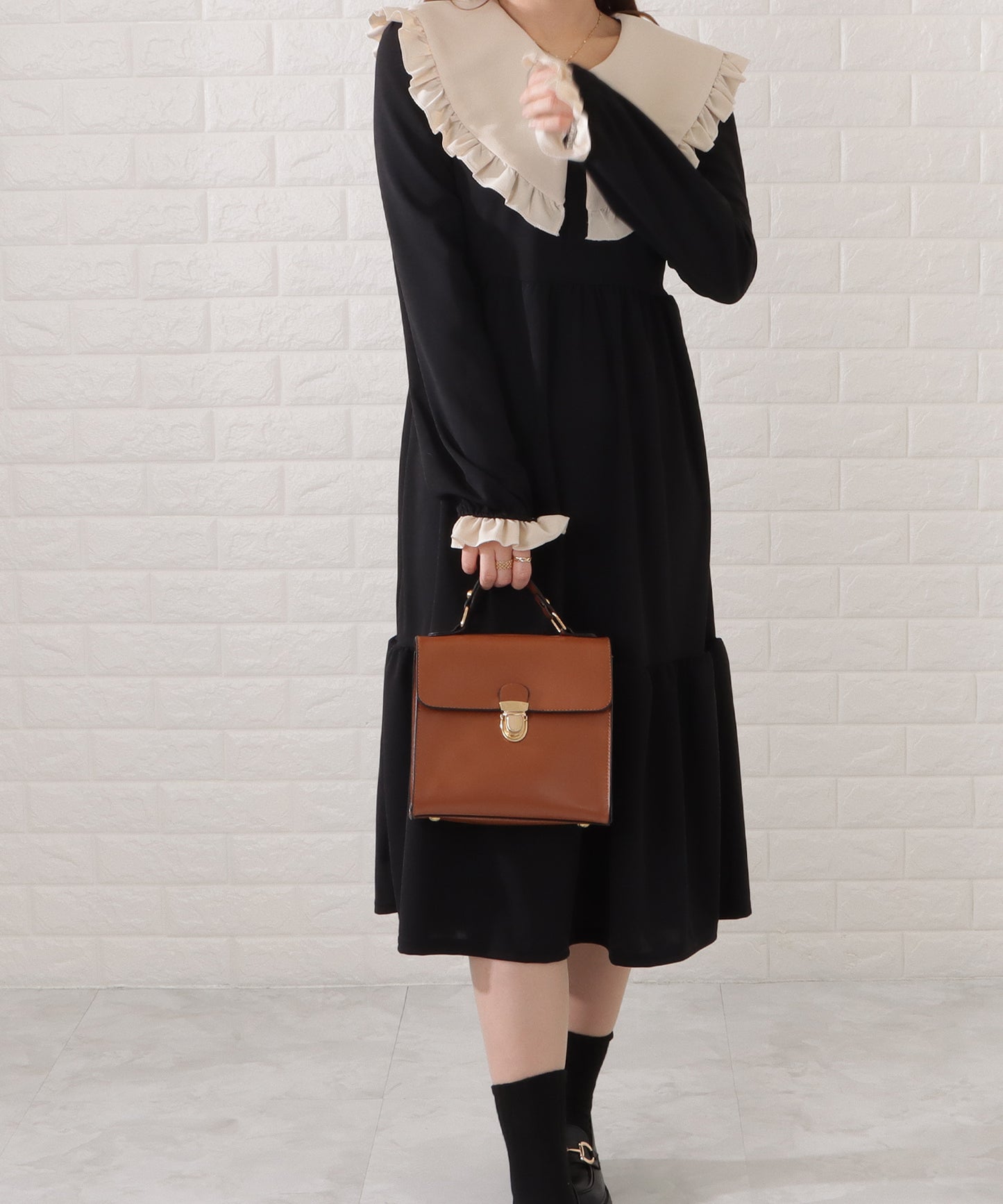 レザー調2WAYドクターズバッグ