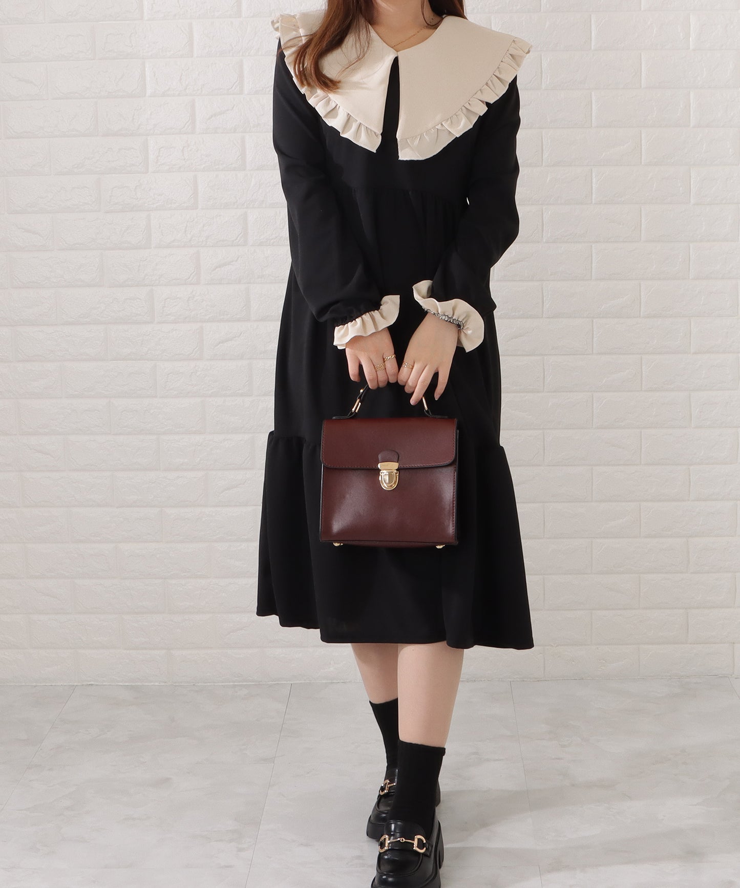 レザー調2WAYドクターズバッグ