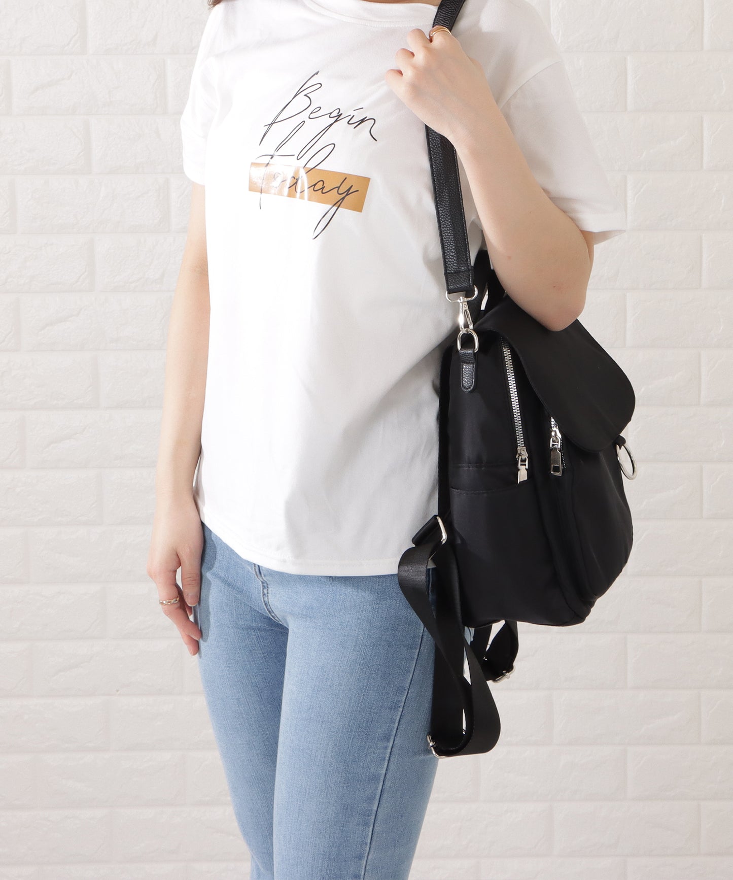 2WAYアレンジポリエステルバックパック