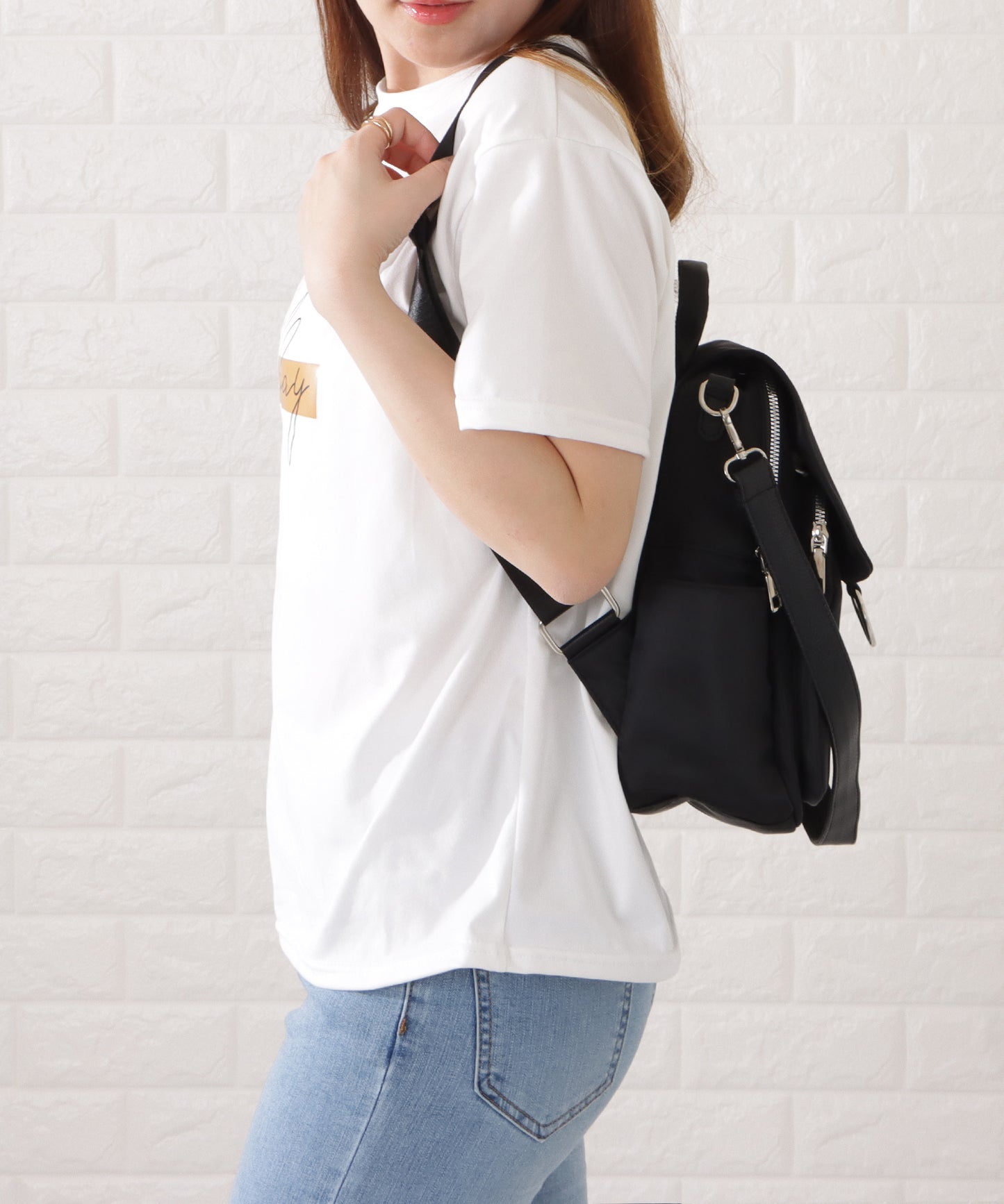 2WAYアレンジポリエステルバックパック