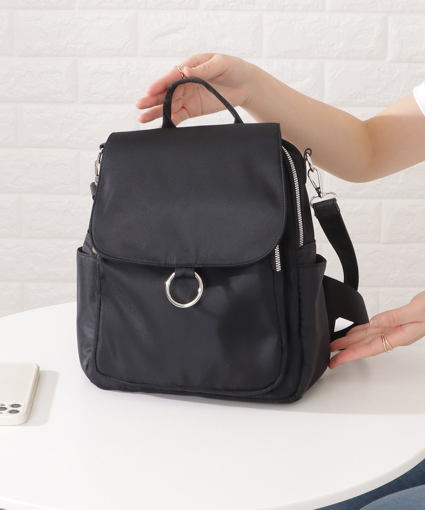 2WAYアレンジポリエステルバックパック