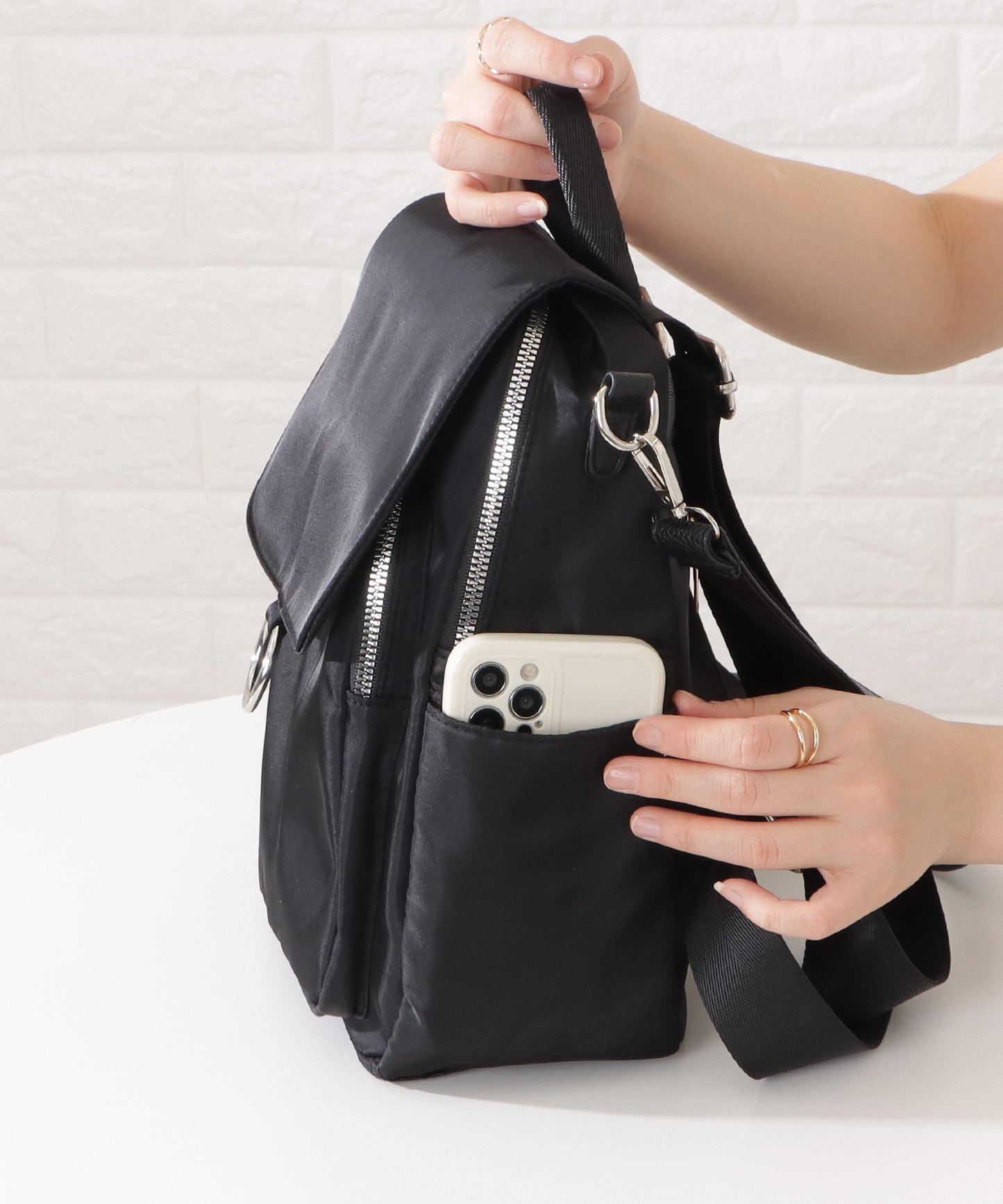 2WAYアレンジポリエステルバックパック