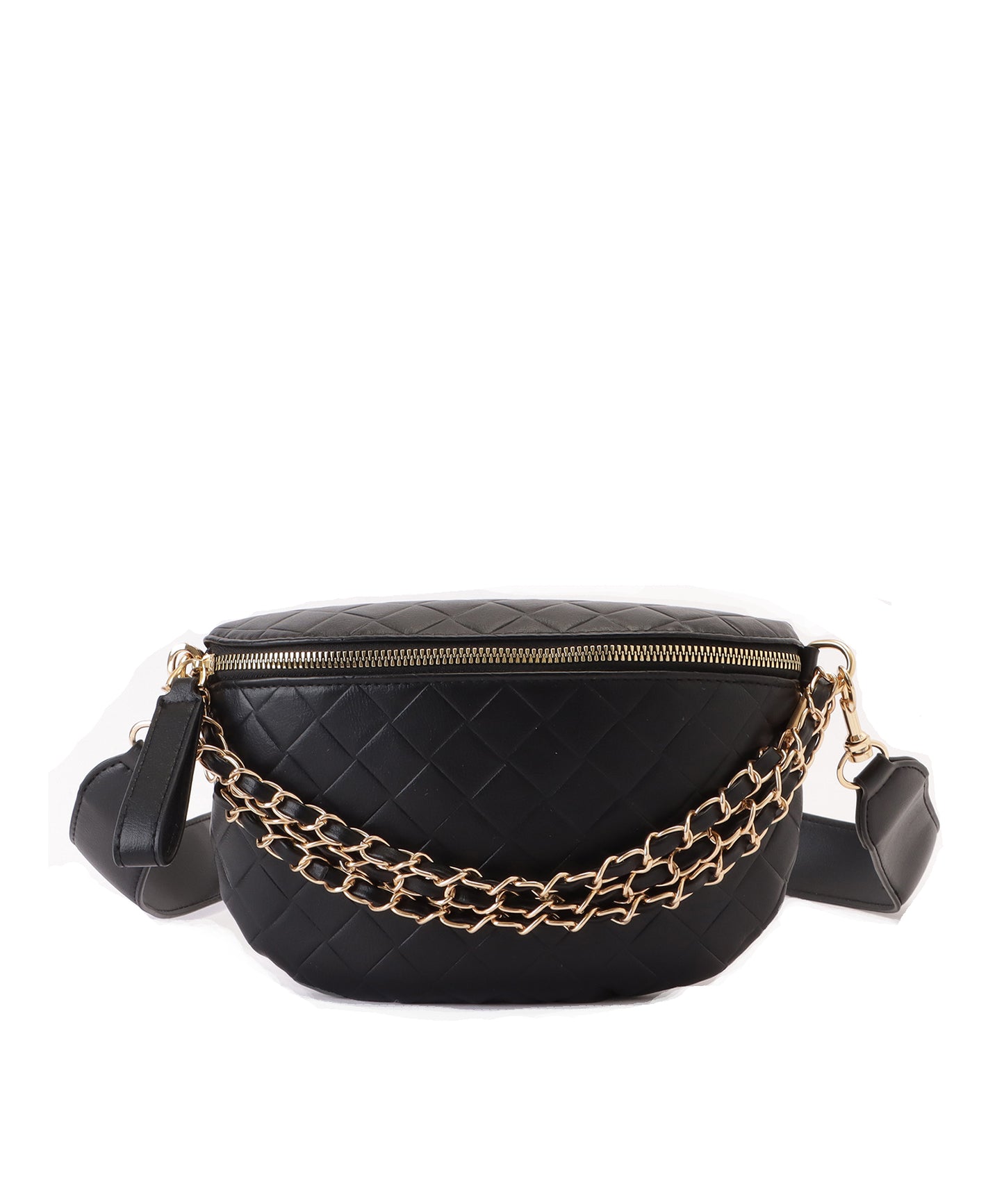 レザー調メッシュデザインショルダーバッグ