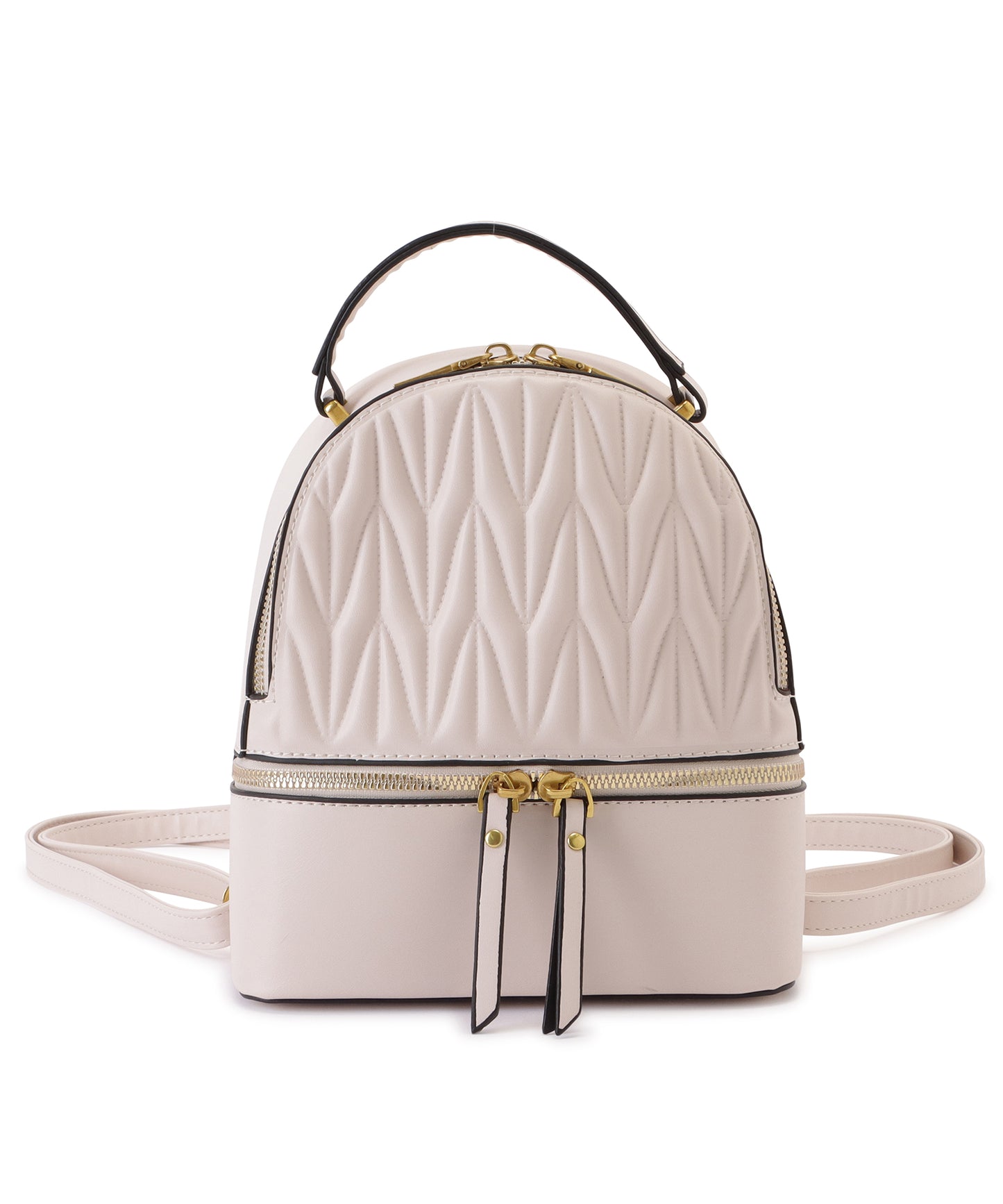 レザー調ヘリンボーンデザイン2WAYリュックサック