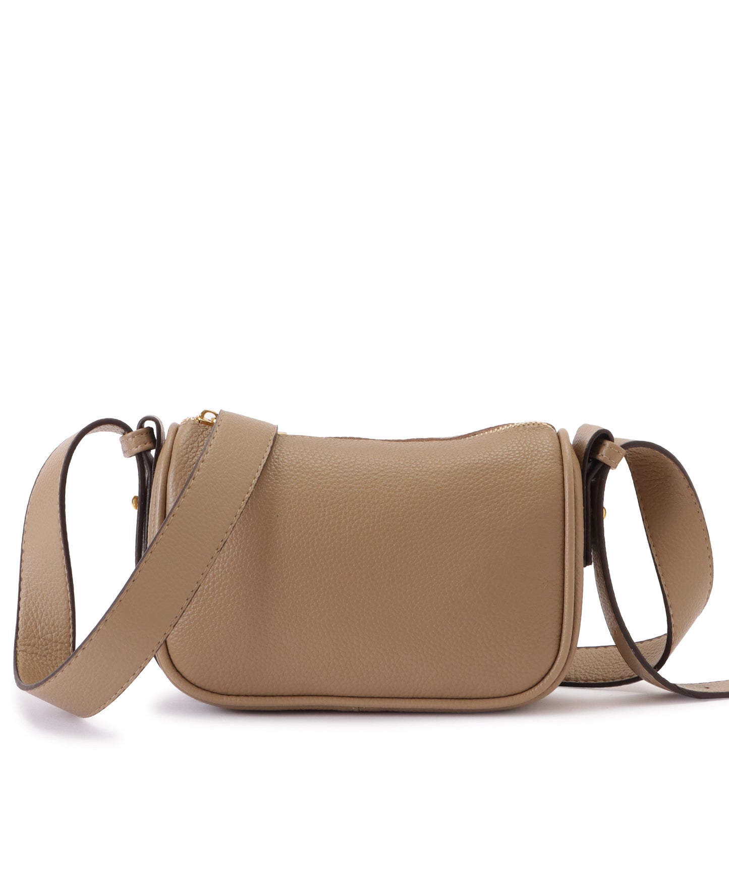 マットレザー調2WAYミニマルワンカラーバッグ