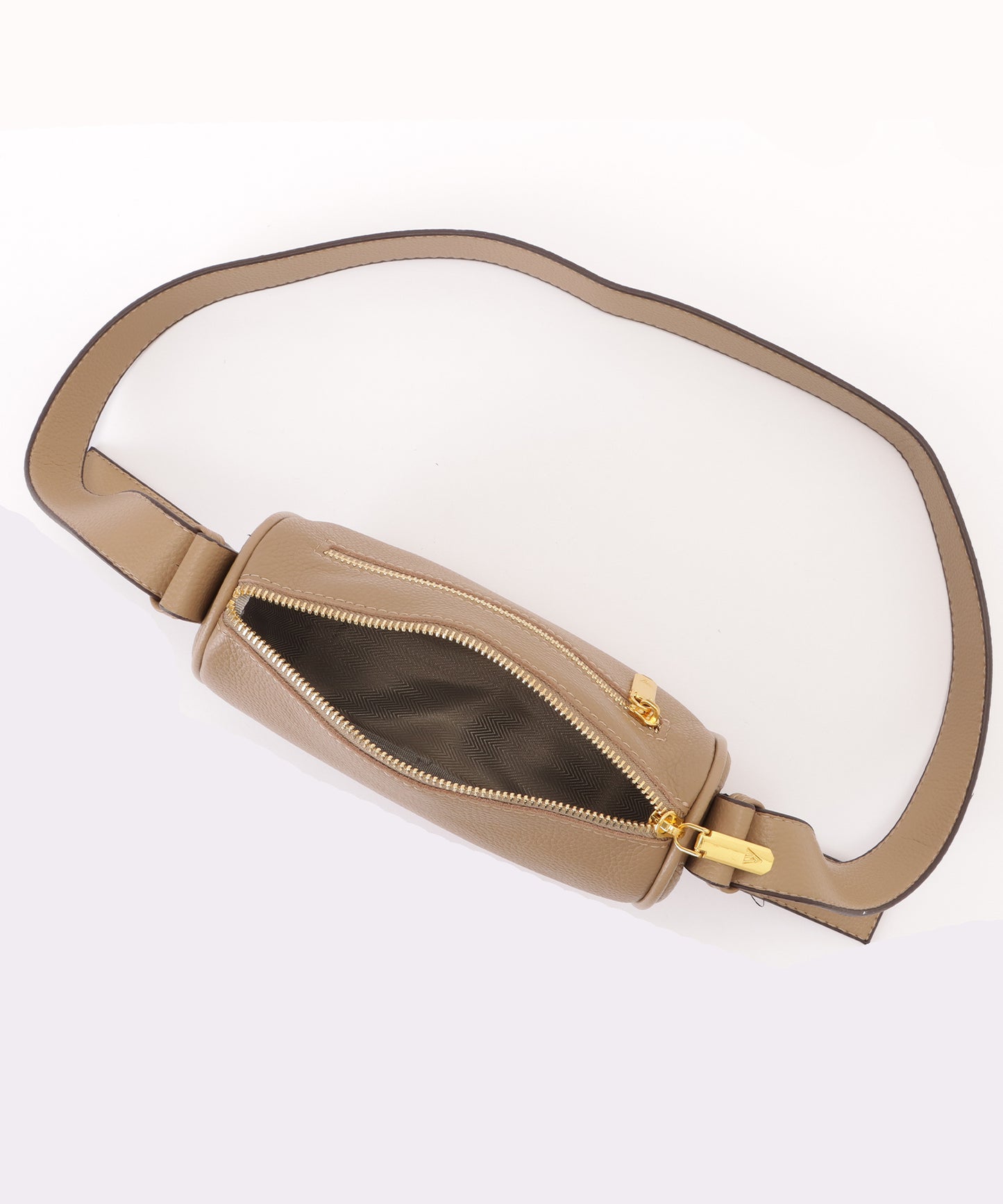 マットレザー調2WAYミニマルワンカラーバッグ