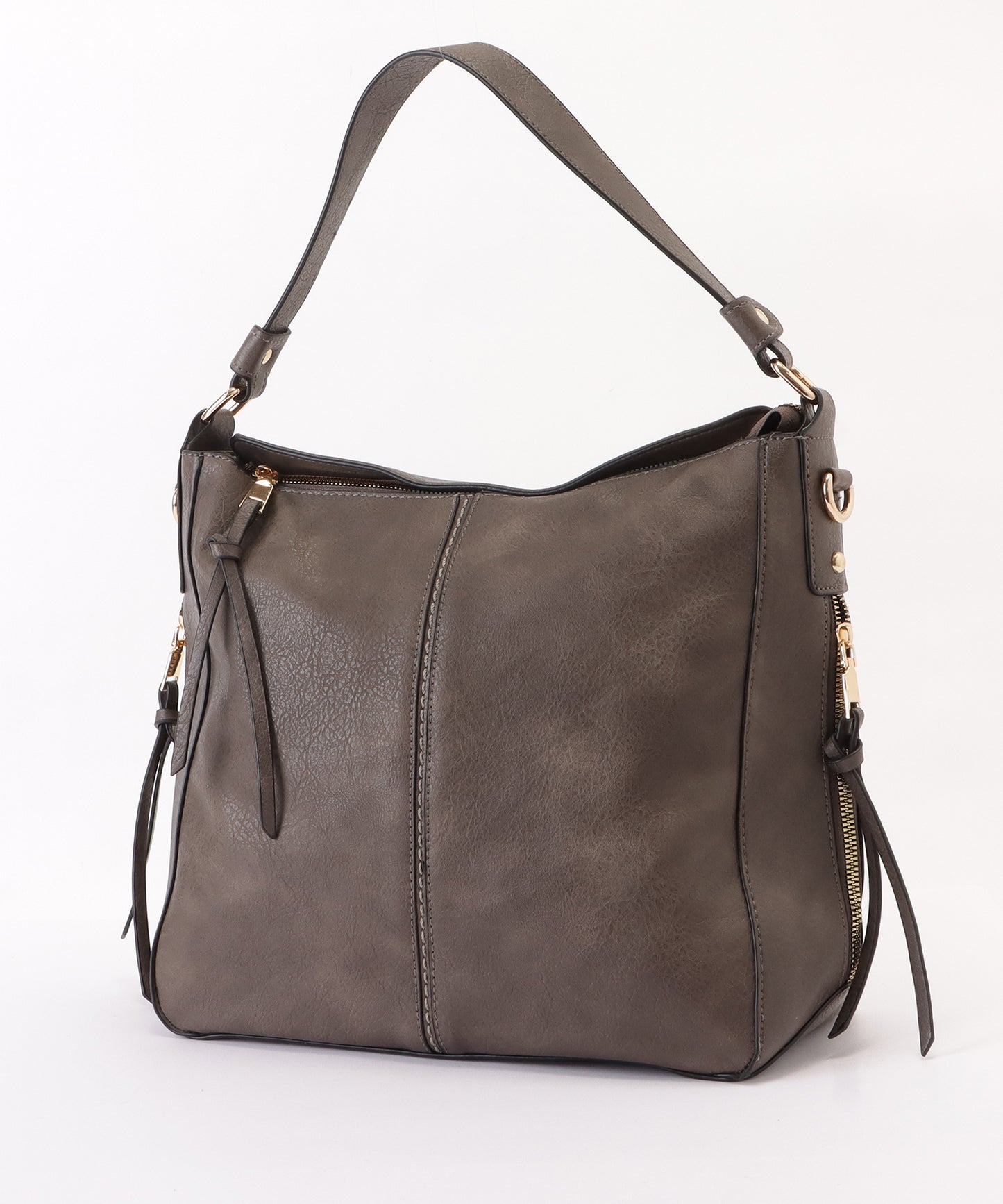 レザー調2WAYショルダーバッグ