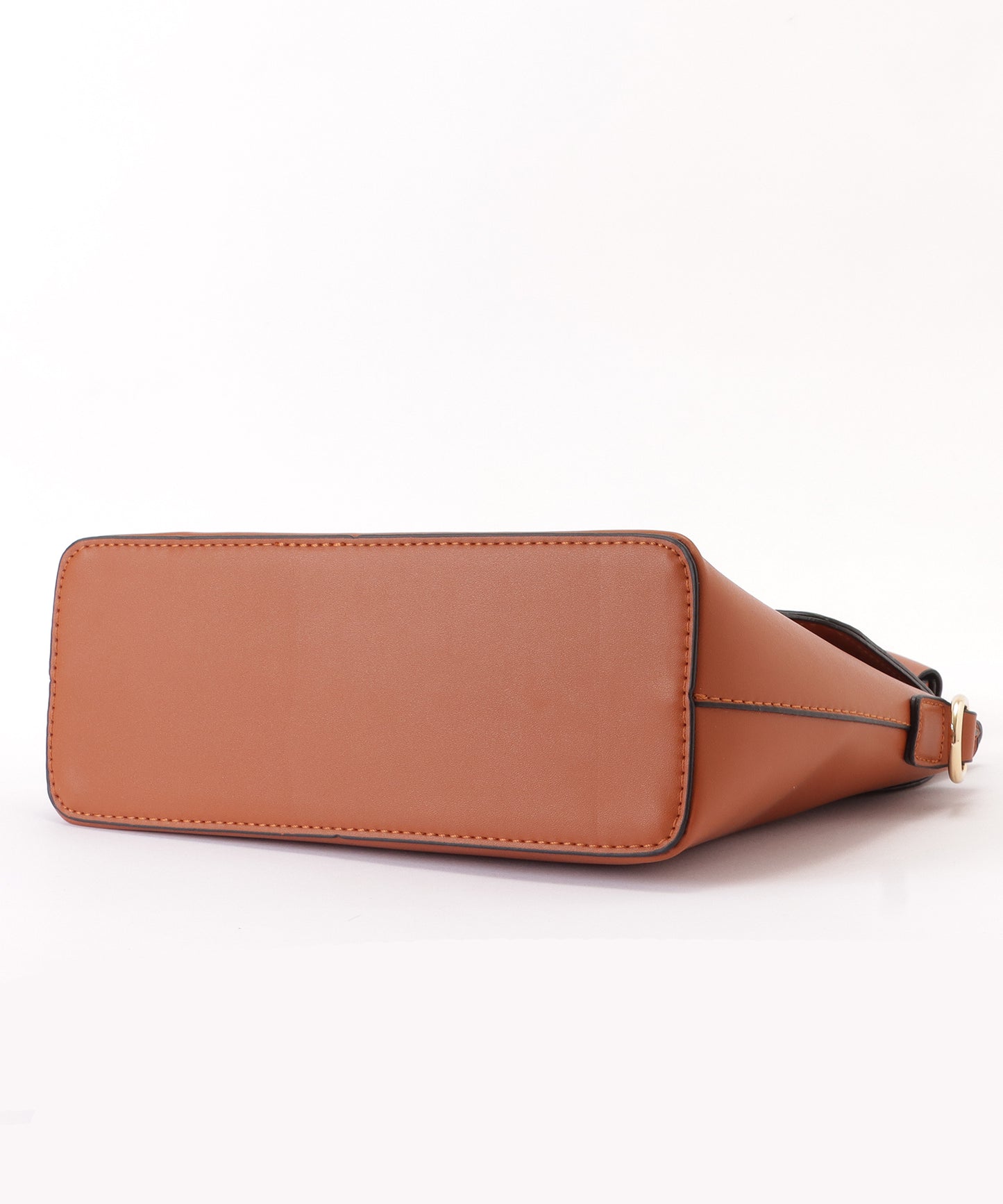 レザー調2WAYスクエアショルダーバッグ